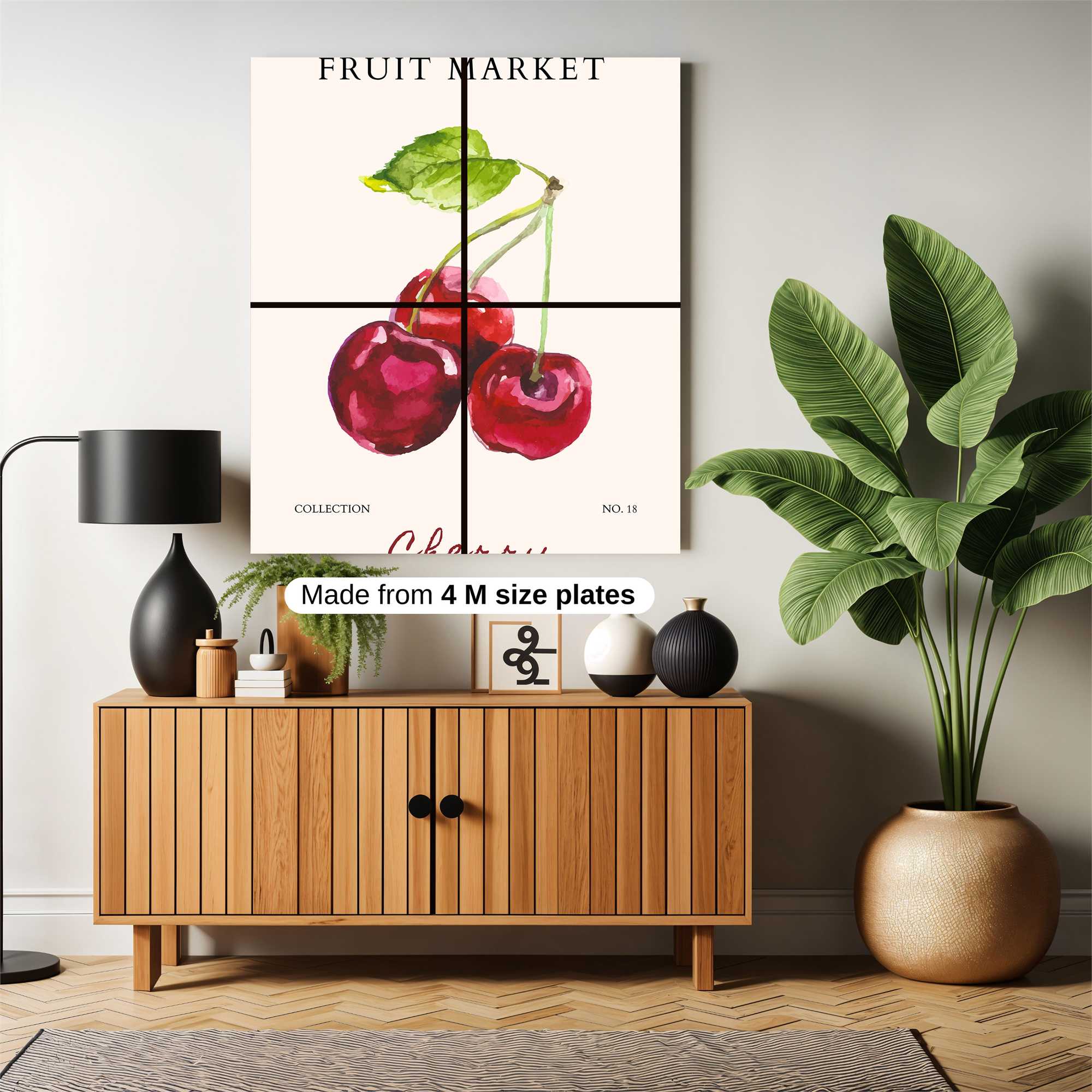 Cherry Bliss Safe Wall Magnetic / M