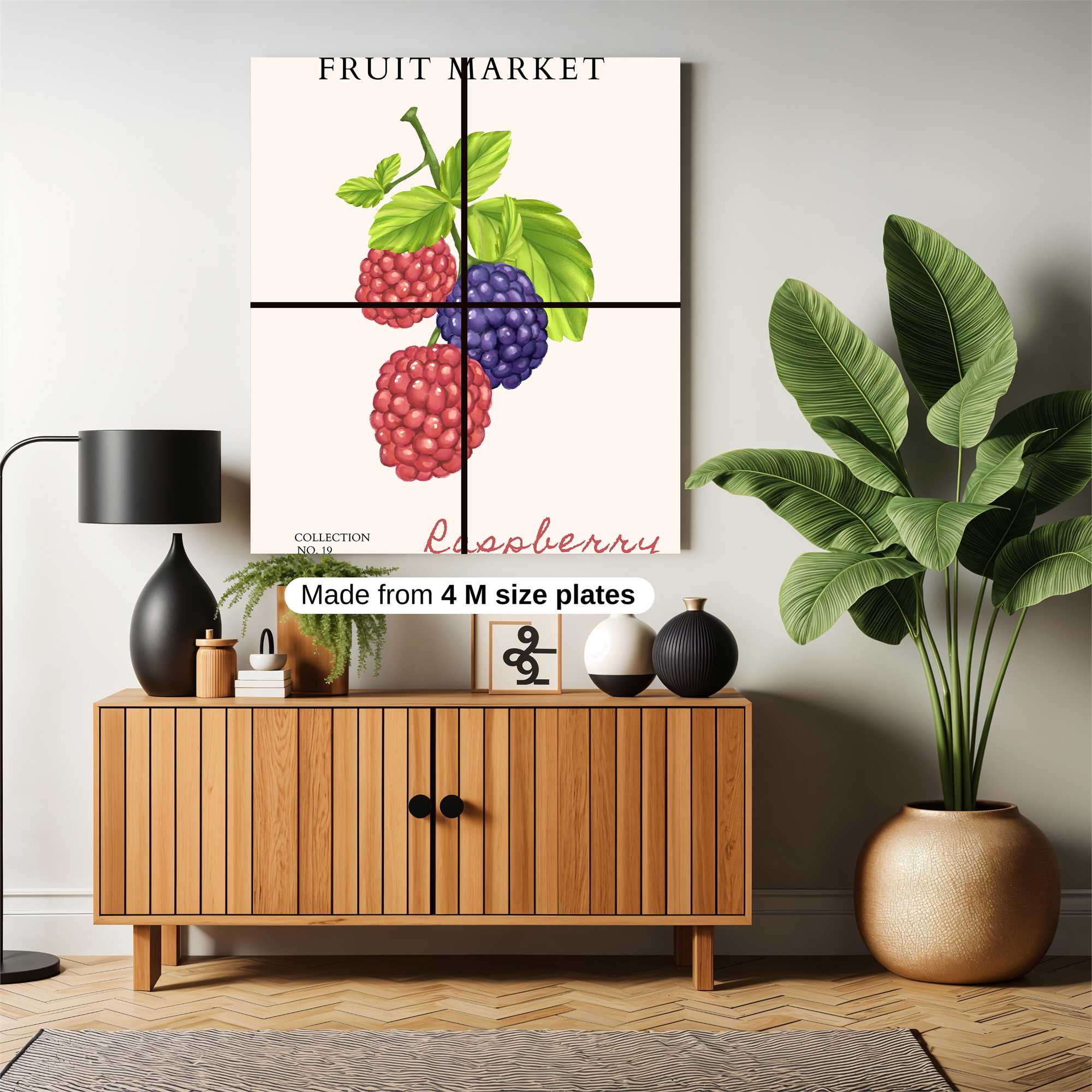 Berry Delight Safe Wall Magnetic / M