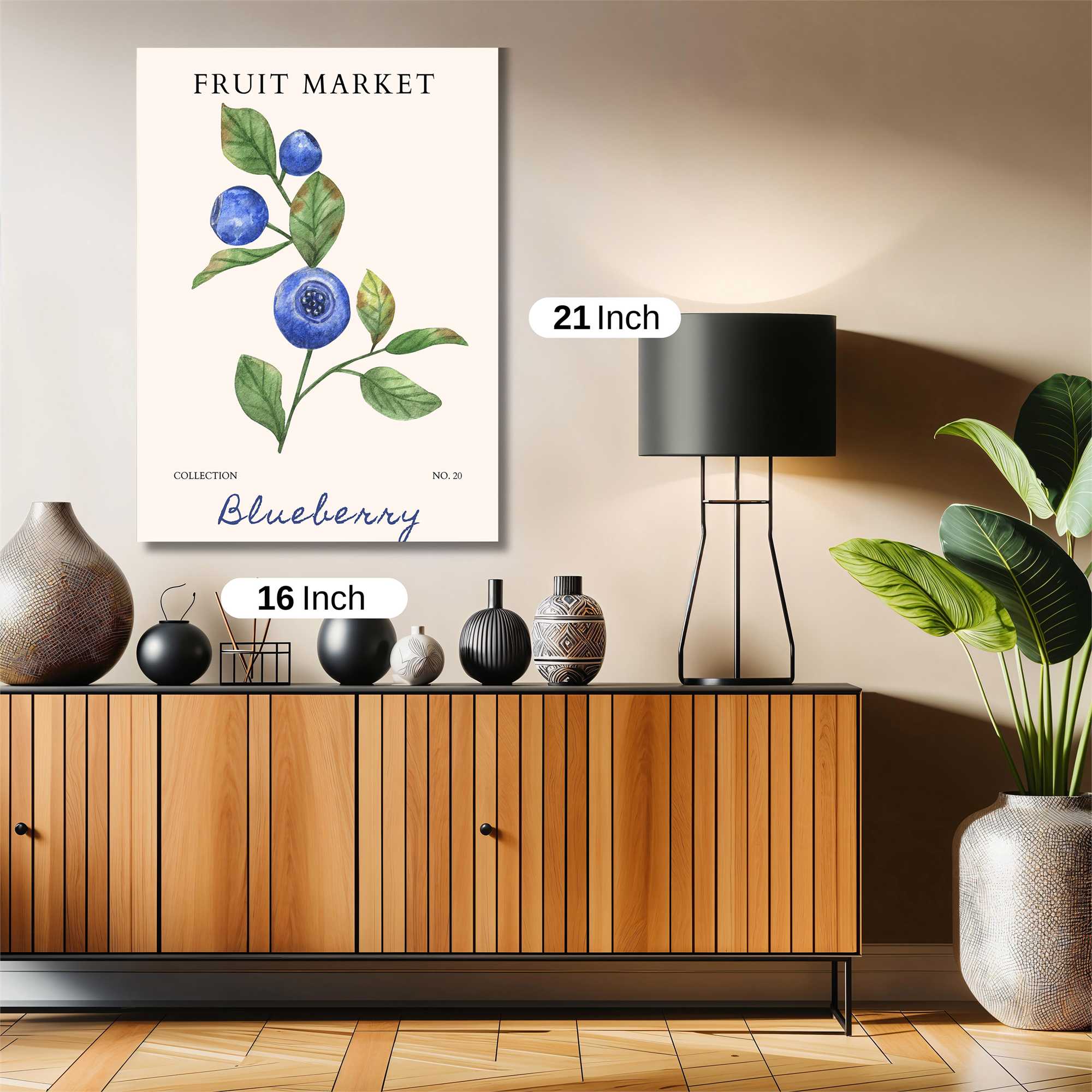 Blueberry Bliss Safe Wall Magnetic / M