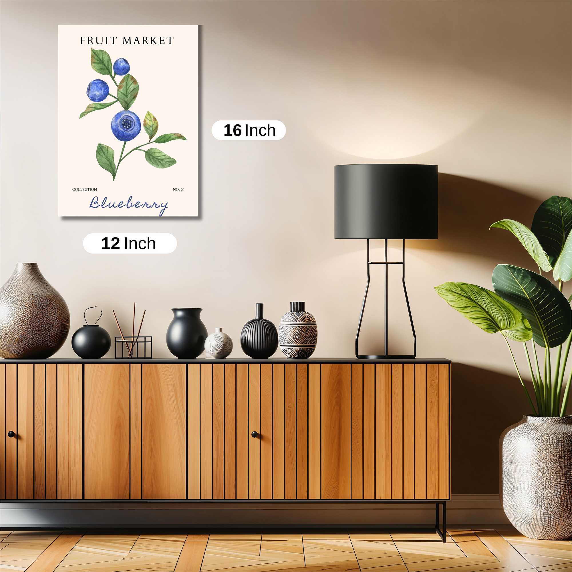 Blueberry Bliss Safe Wall Magnetic / M