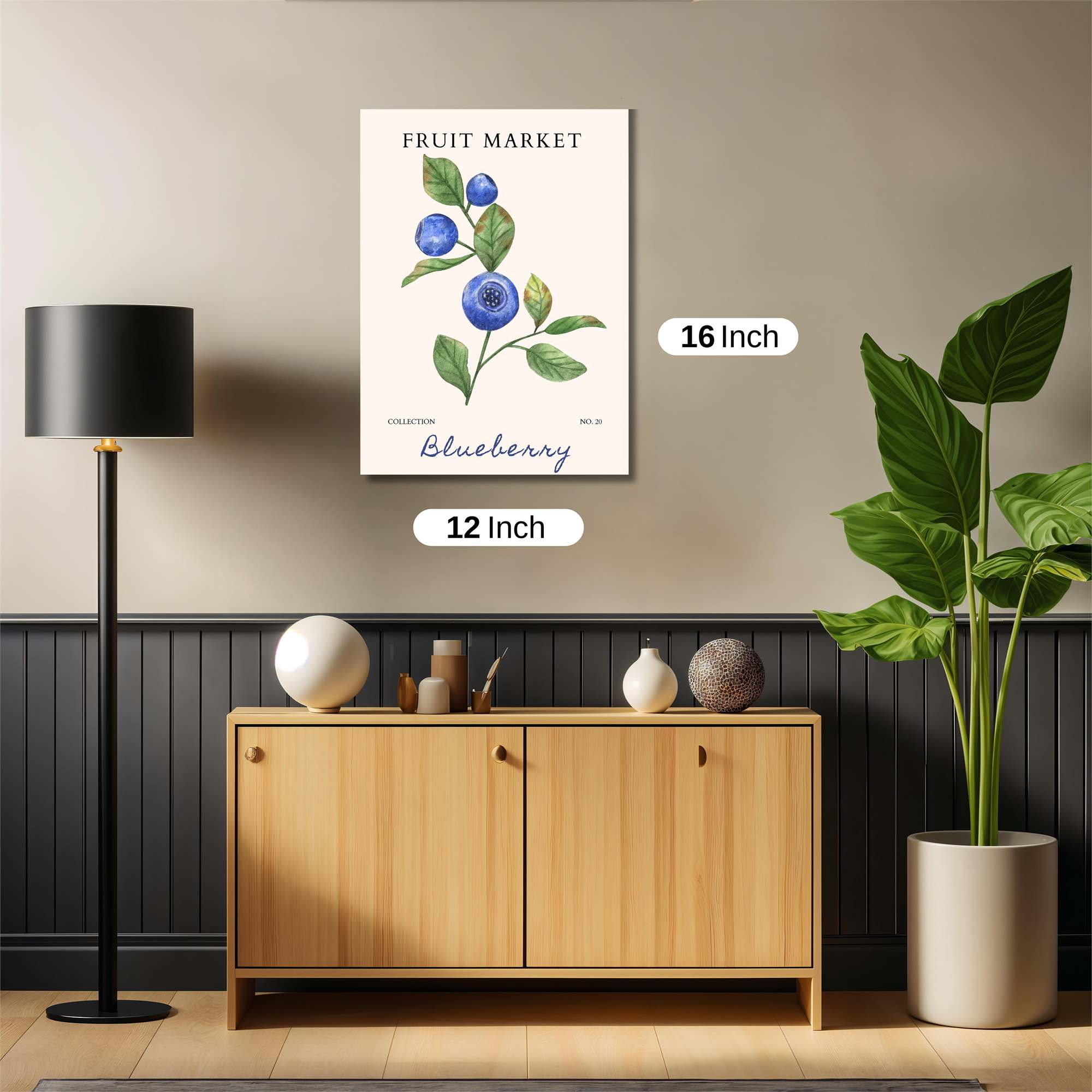 Blueberry Bliss Safe Wall Magnetic / M