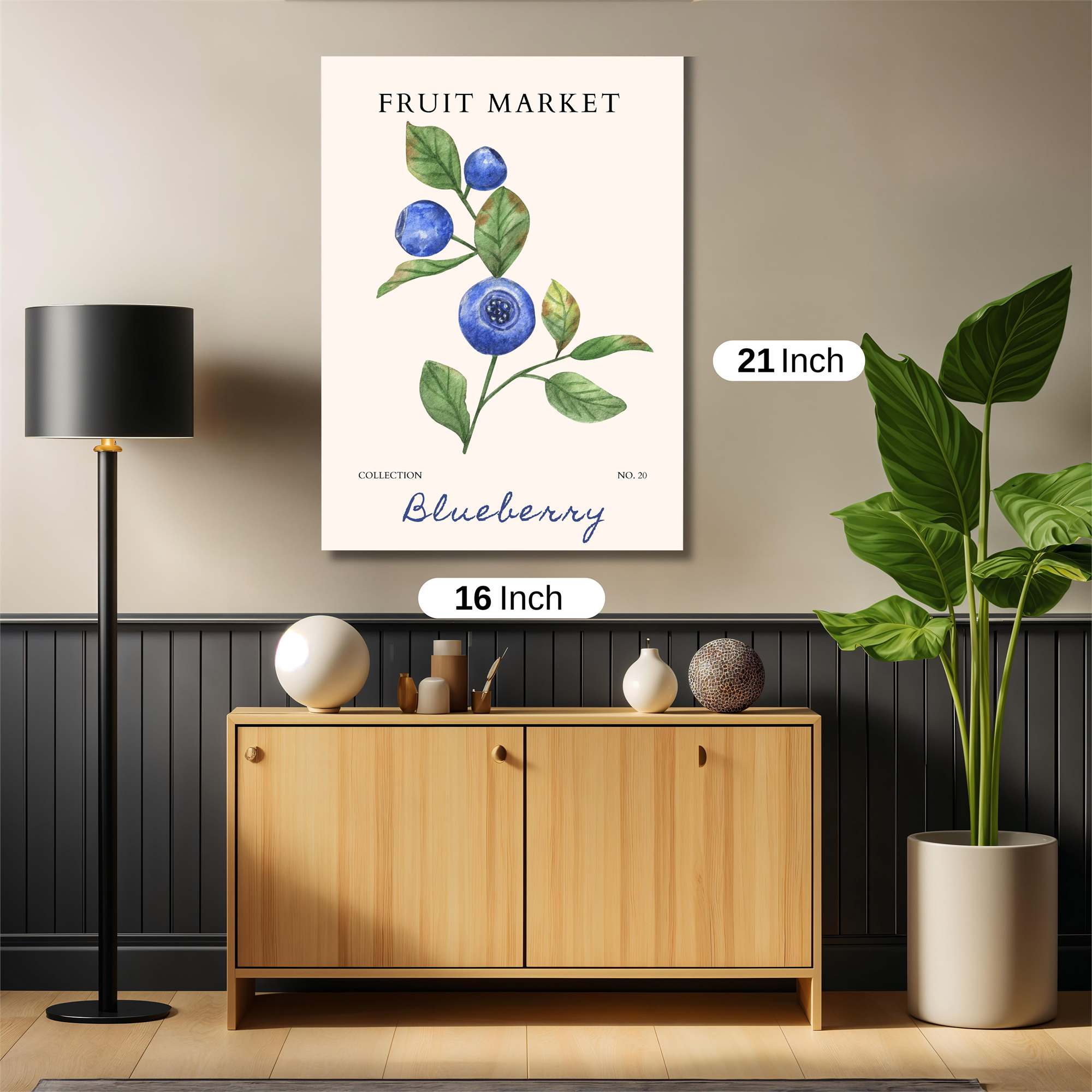 Blueberry Bliss Safe Wall Magnetic / M
