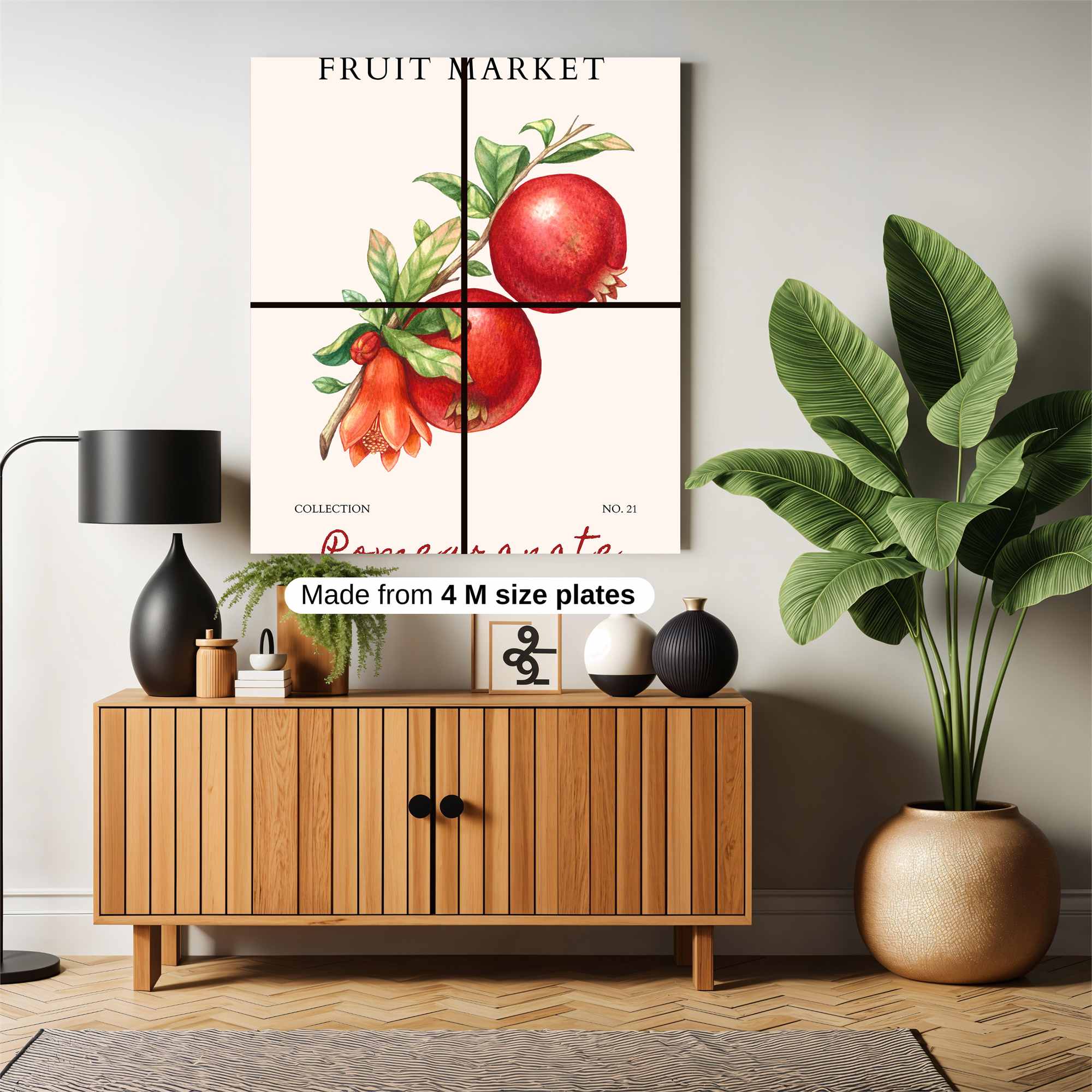 Pomegranate Bliss Safe Wall Magnetic / M