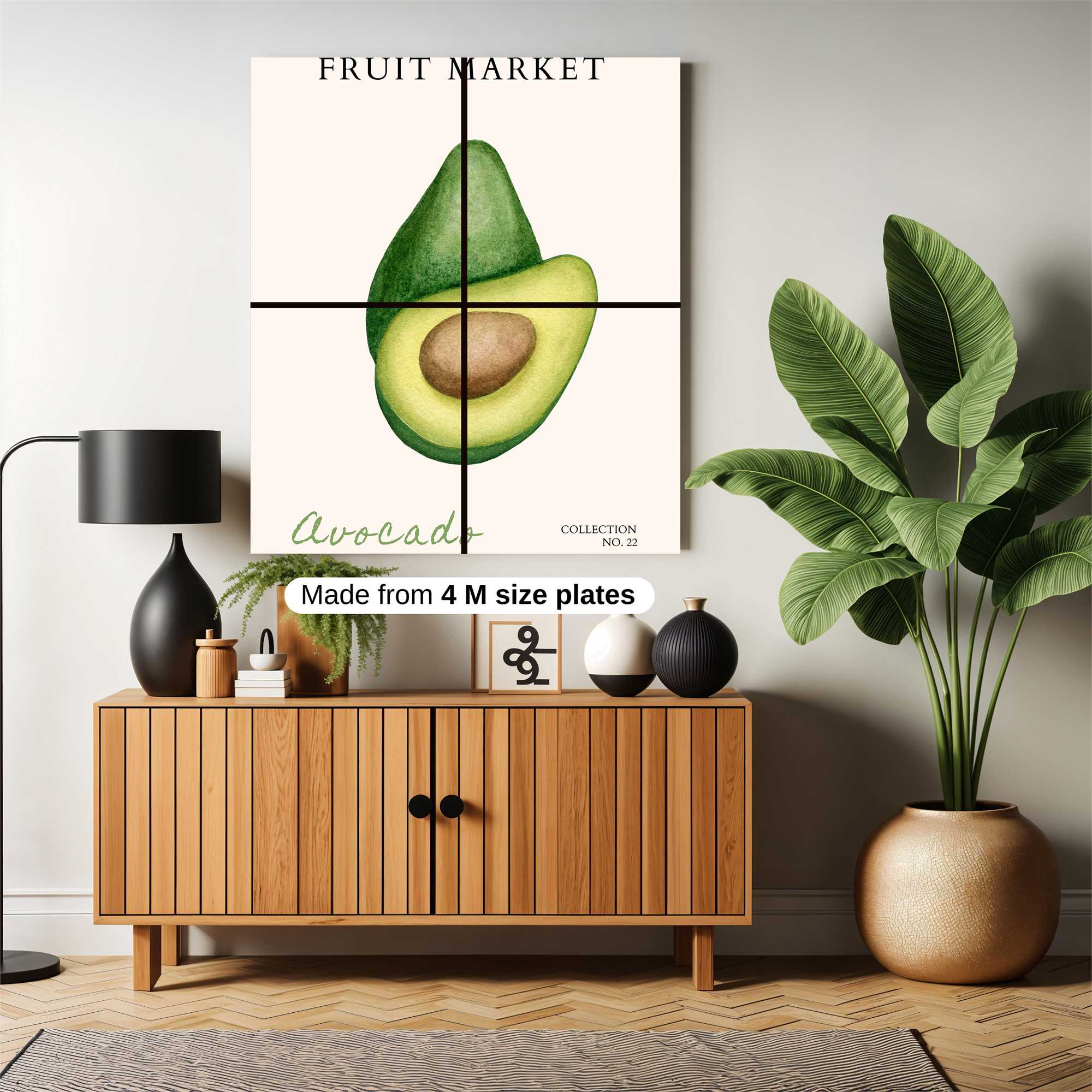 Avocado Bliss Safe Wall Magnetic / M