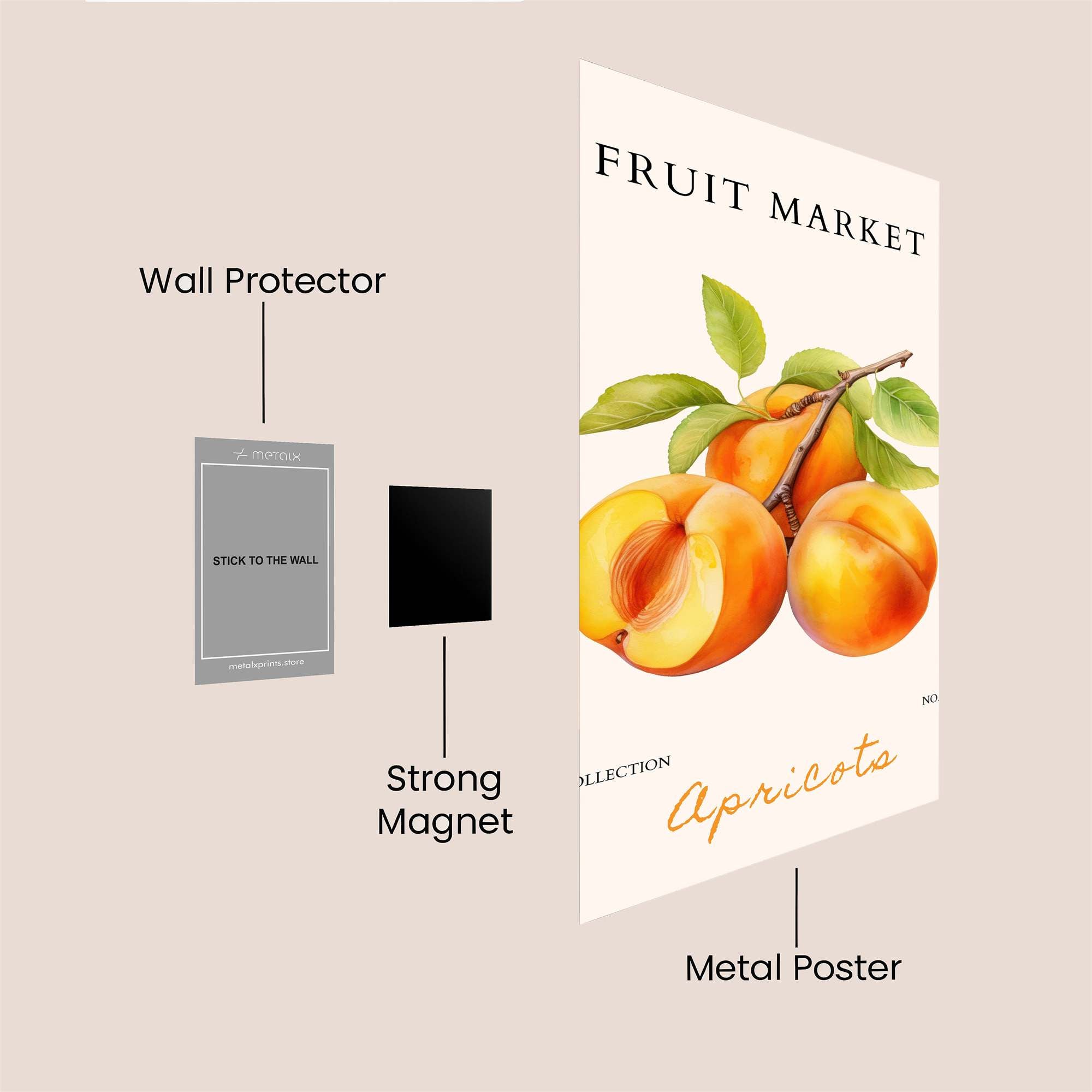 Apricot Bliss Safe Wall Magnetic / M