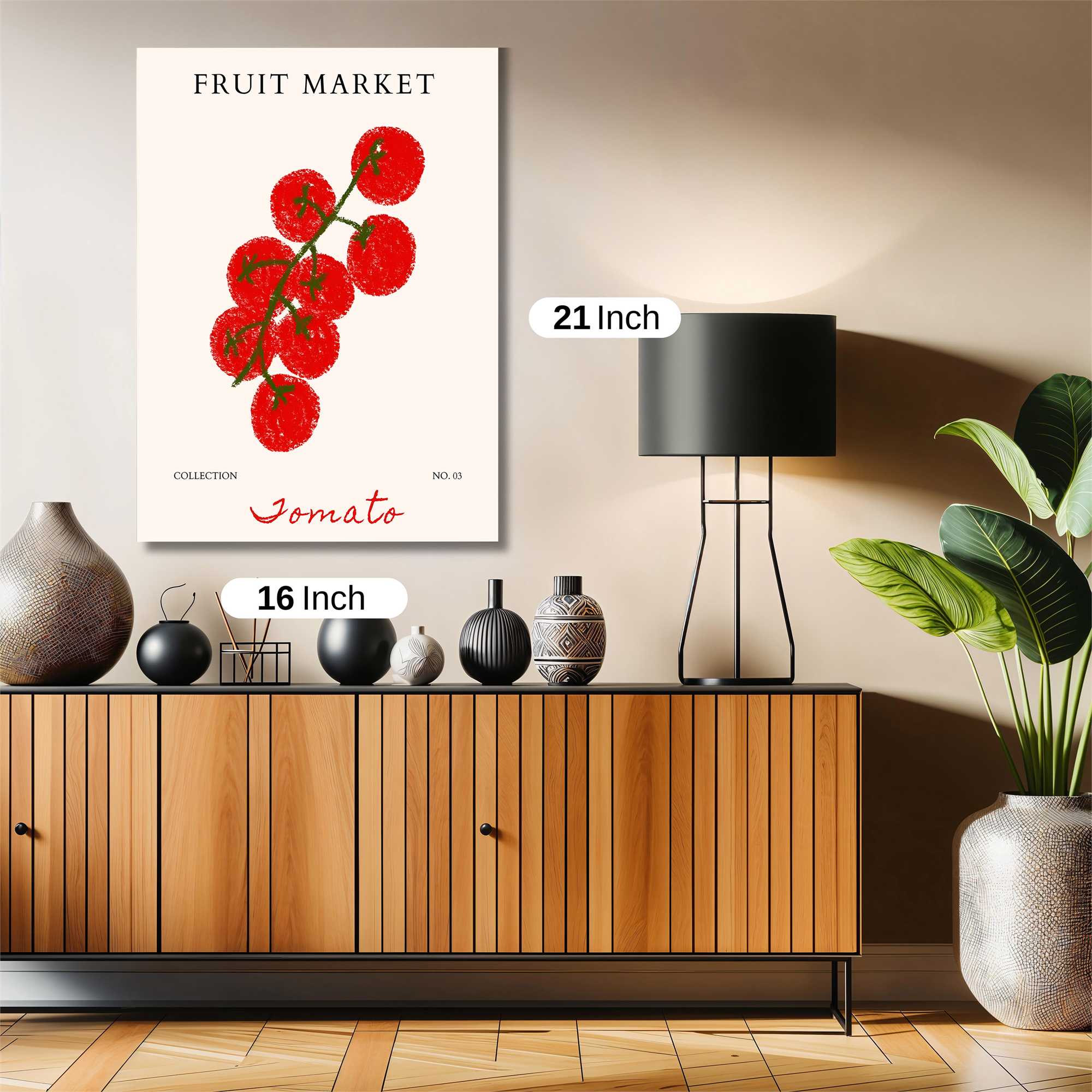 Tomato Tranquil Safe Wall Magnetic / M