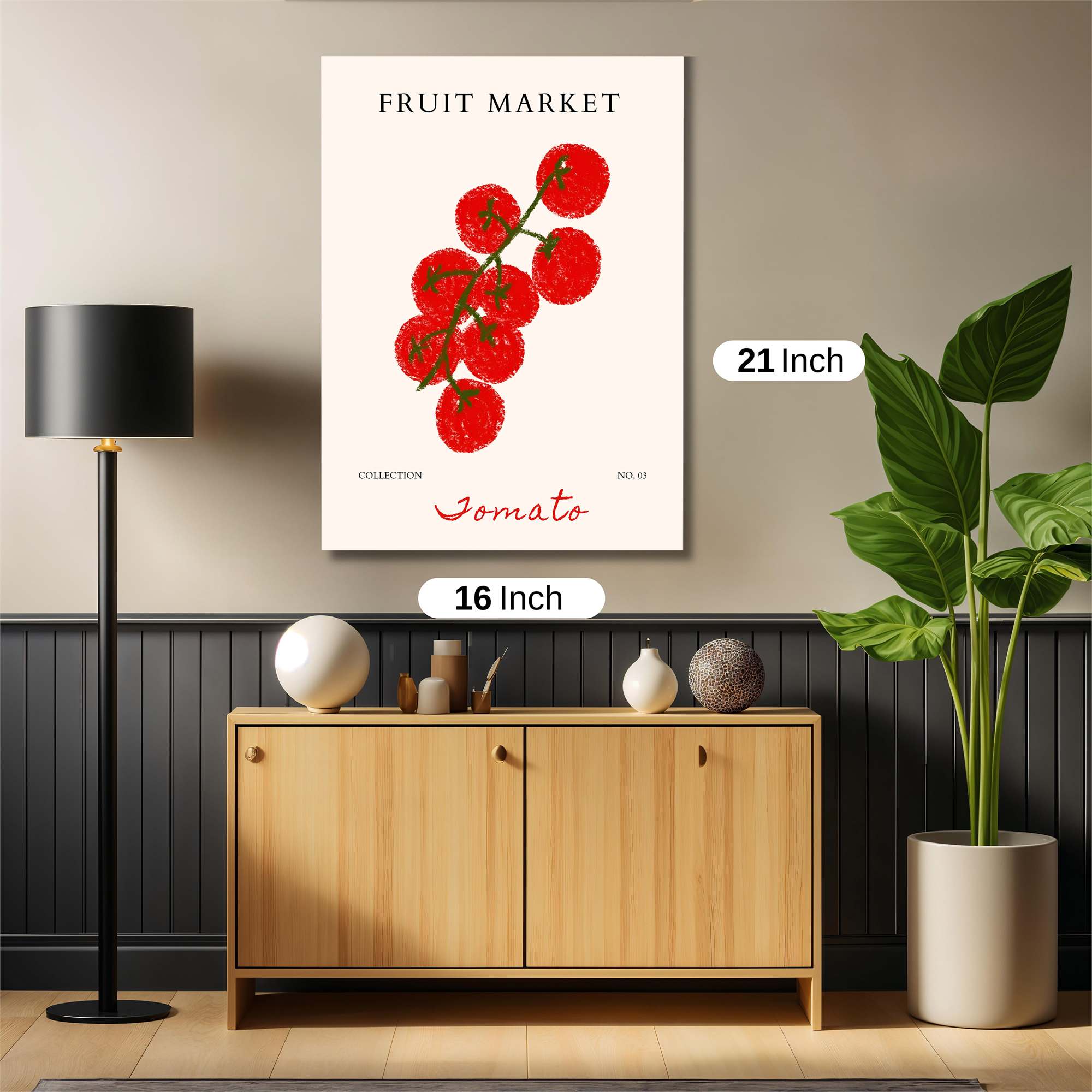 Tomato Tranquil Safe Wall Magnetic / M
