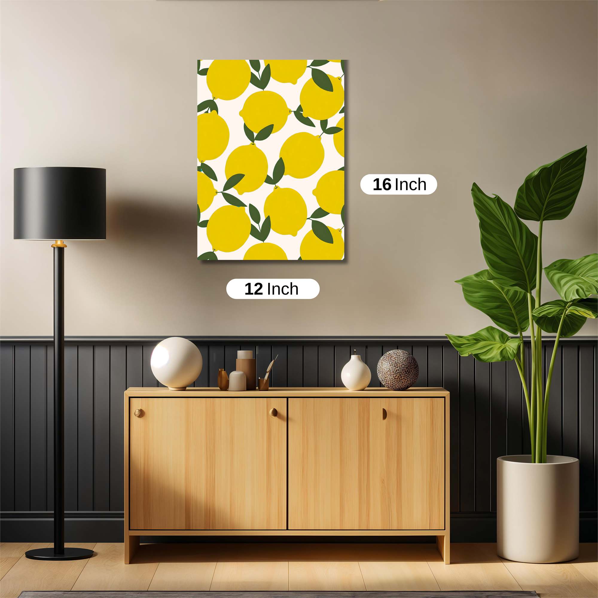 Lemon Zest Safe Wall Magnetic / M