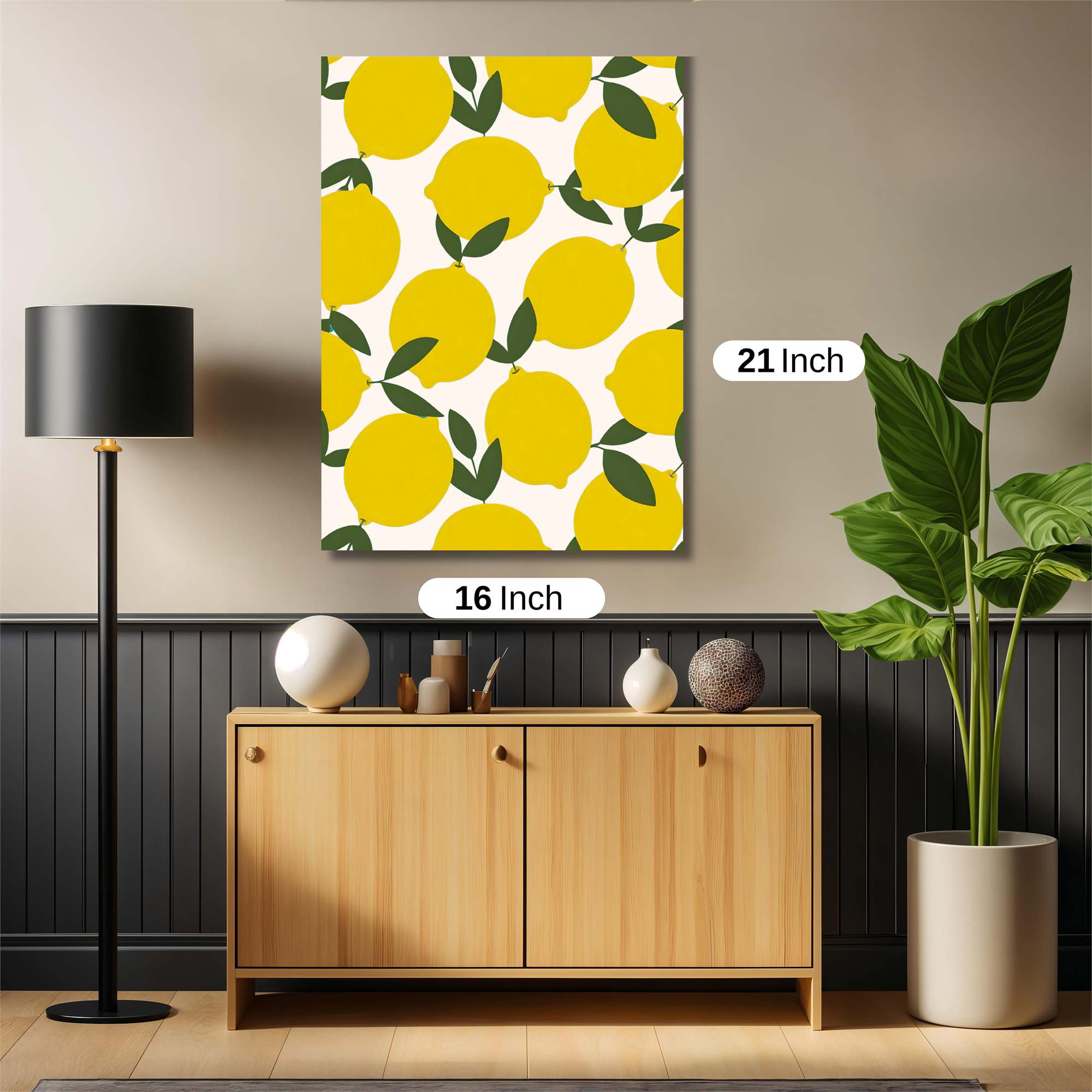 Lemon Zest Safe Wall Magnetic / M