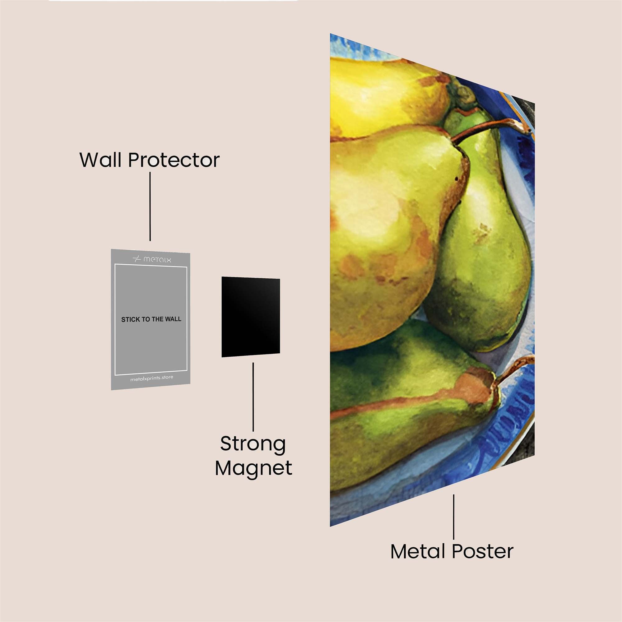 Pears Radiance Safe Wall Magnetic / M
