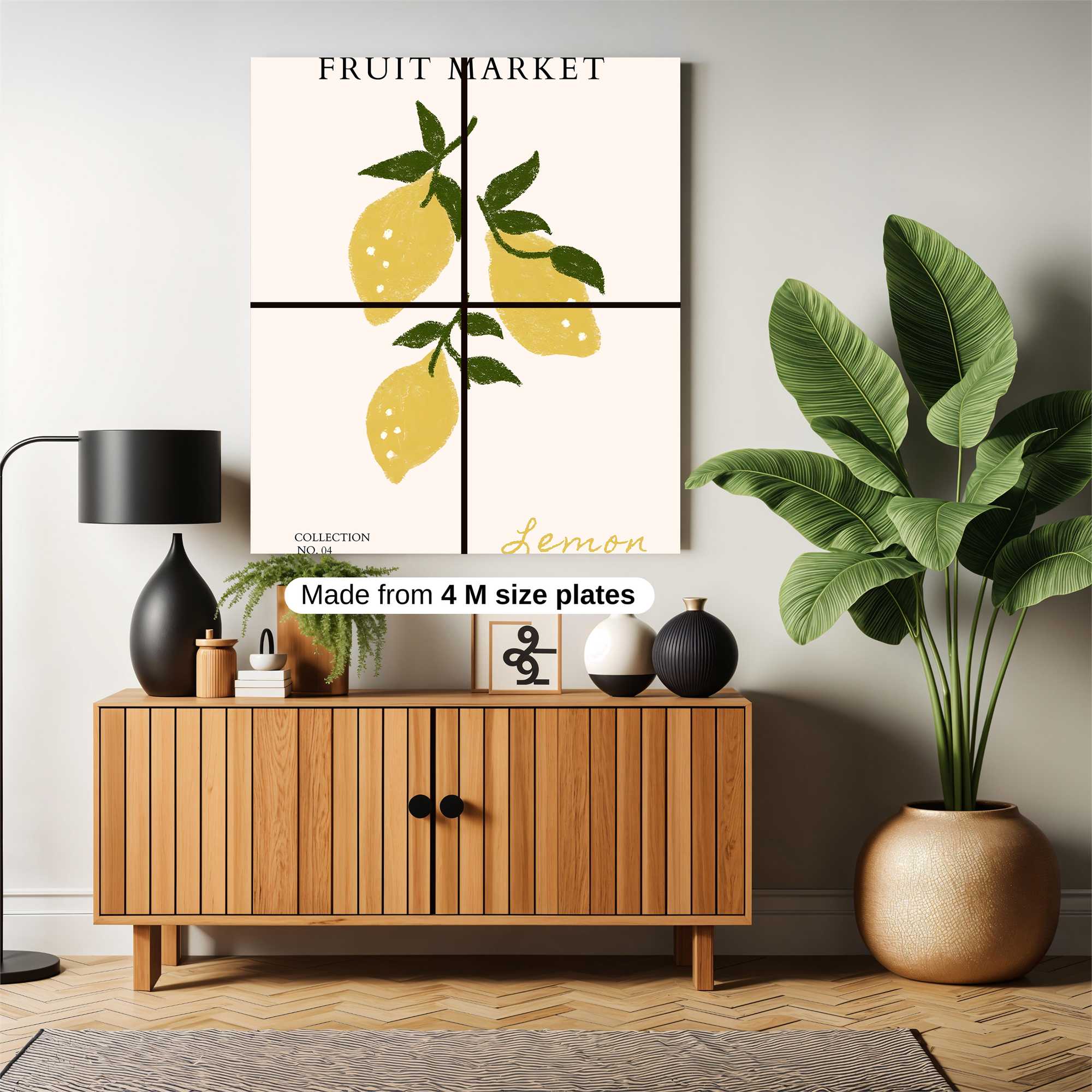 Lemon Delight Safe Wall Magnetic / M