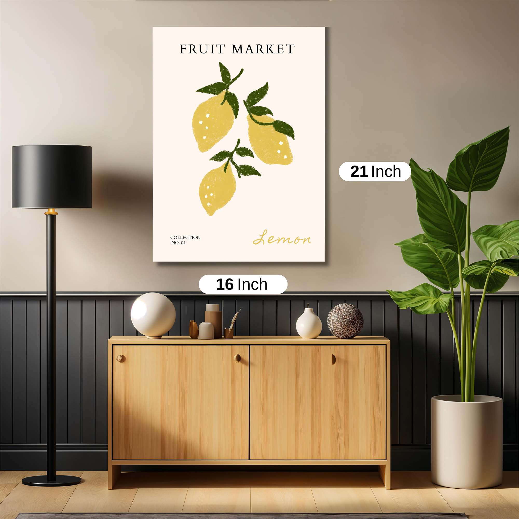 Lemon Delight Safe Wall Magnetic / M