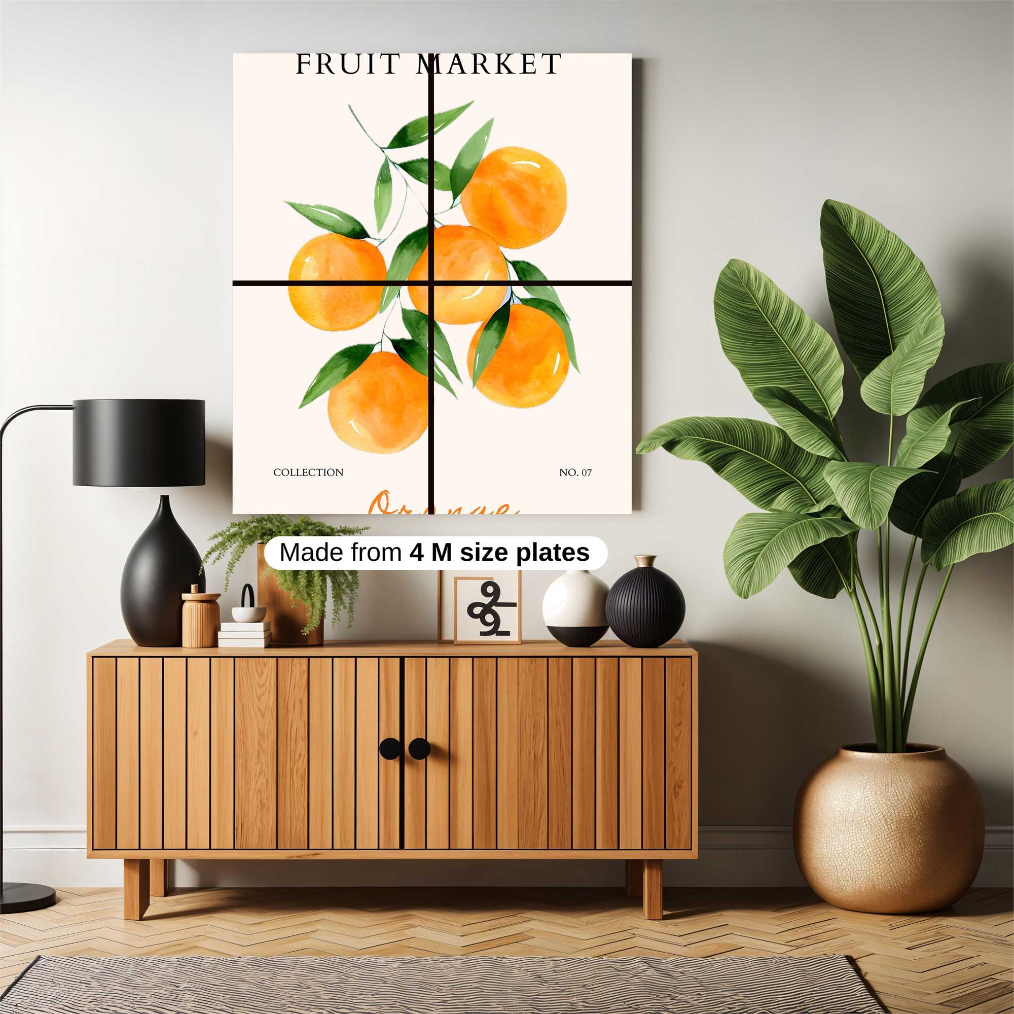 Orange Bliss Safe Wall Magnetic / M