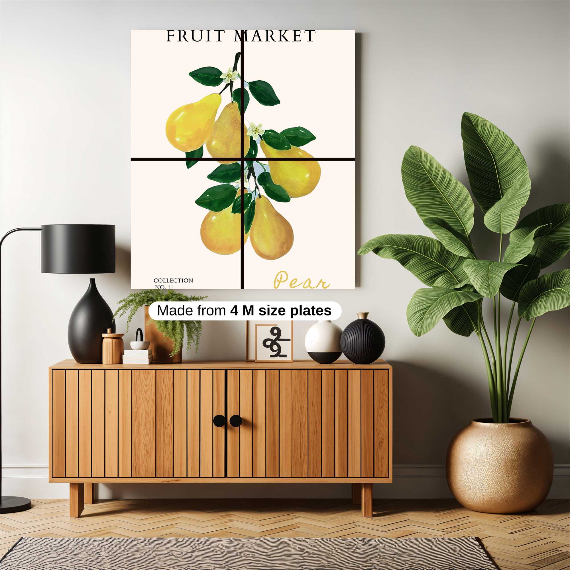 Pear Bliss Safe Wall Magnetic / M