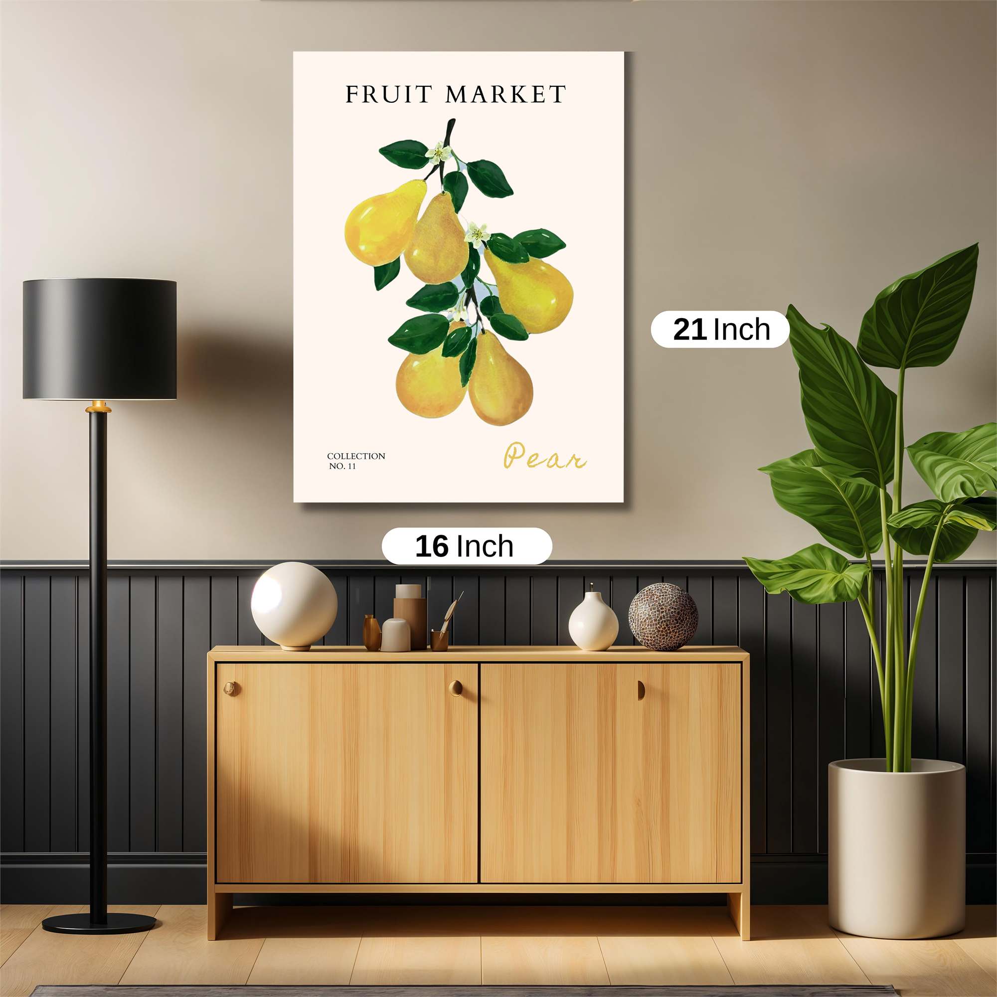 Pear Bliss Safe Wall Magnetic / M