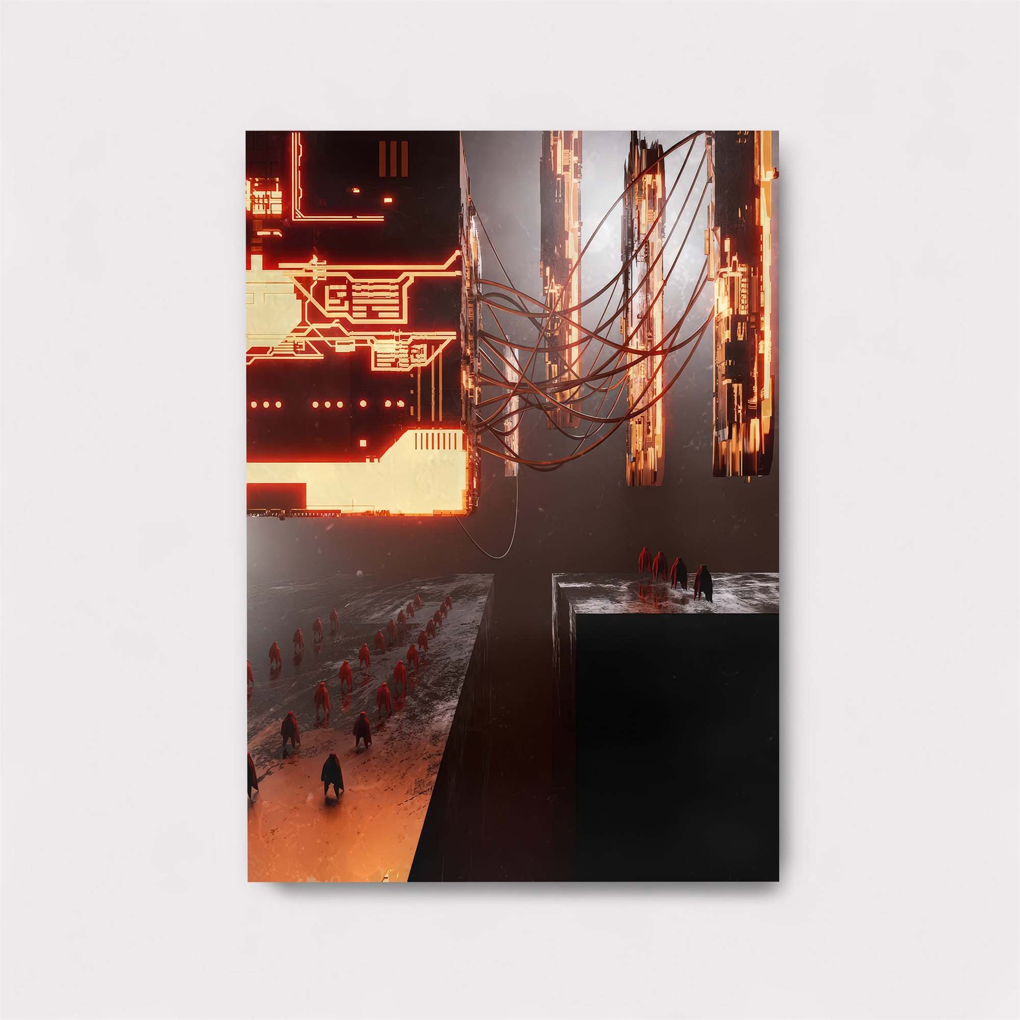 Neon Dystopia Safe Wall Magnetic / M