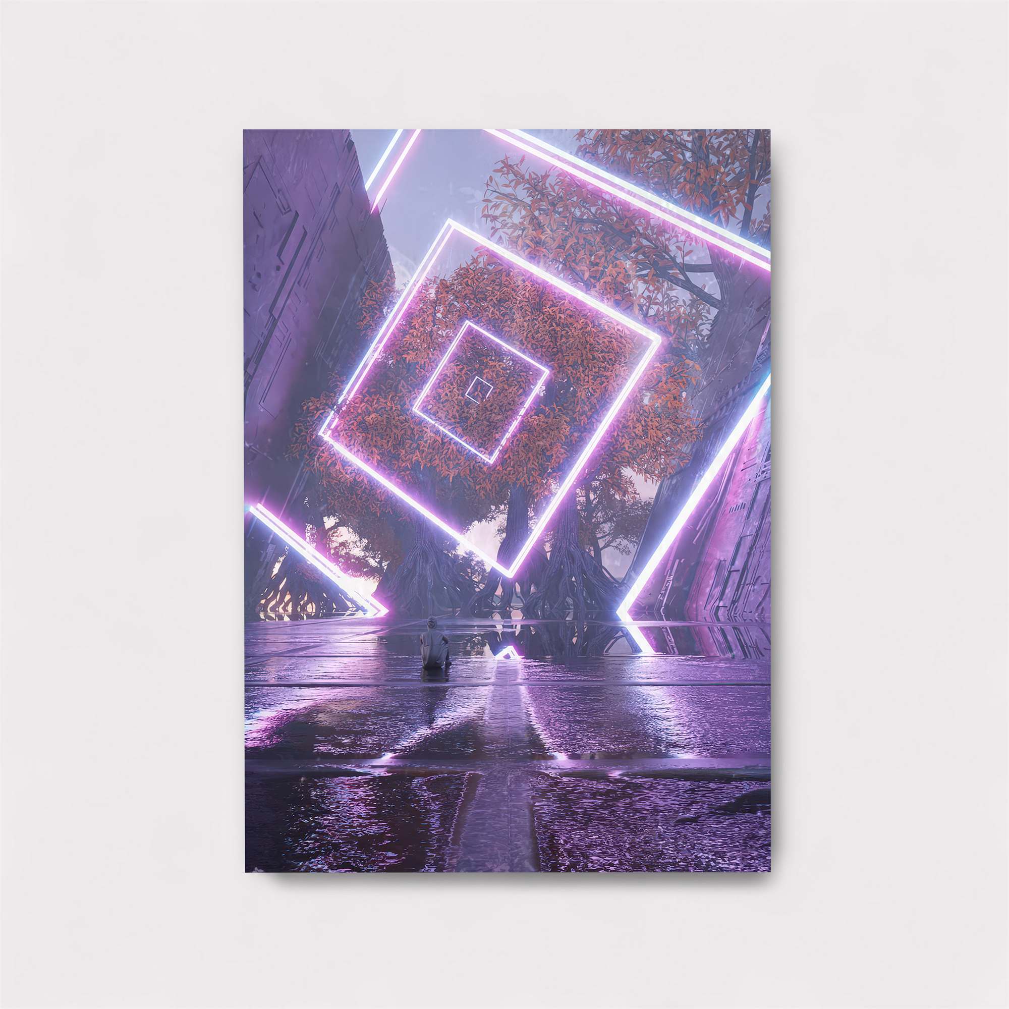 Neon Serenity Safe Wall Magnetic / M