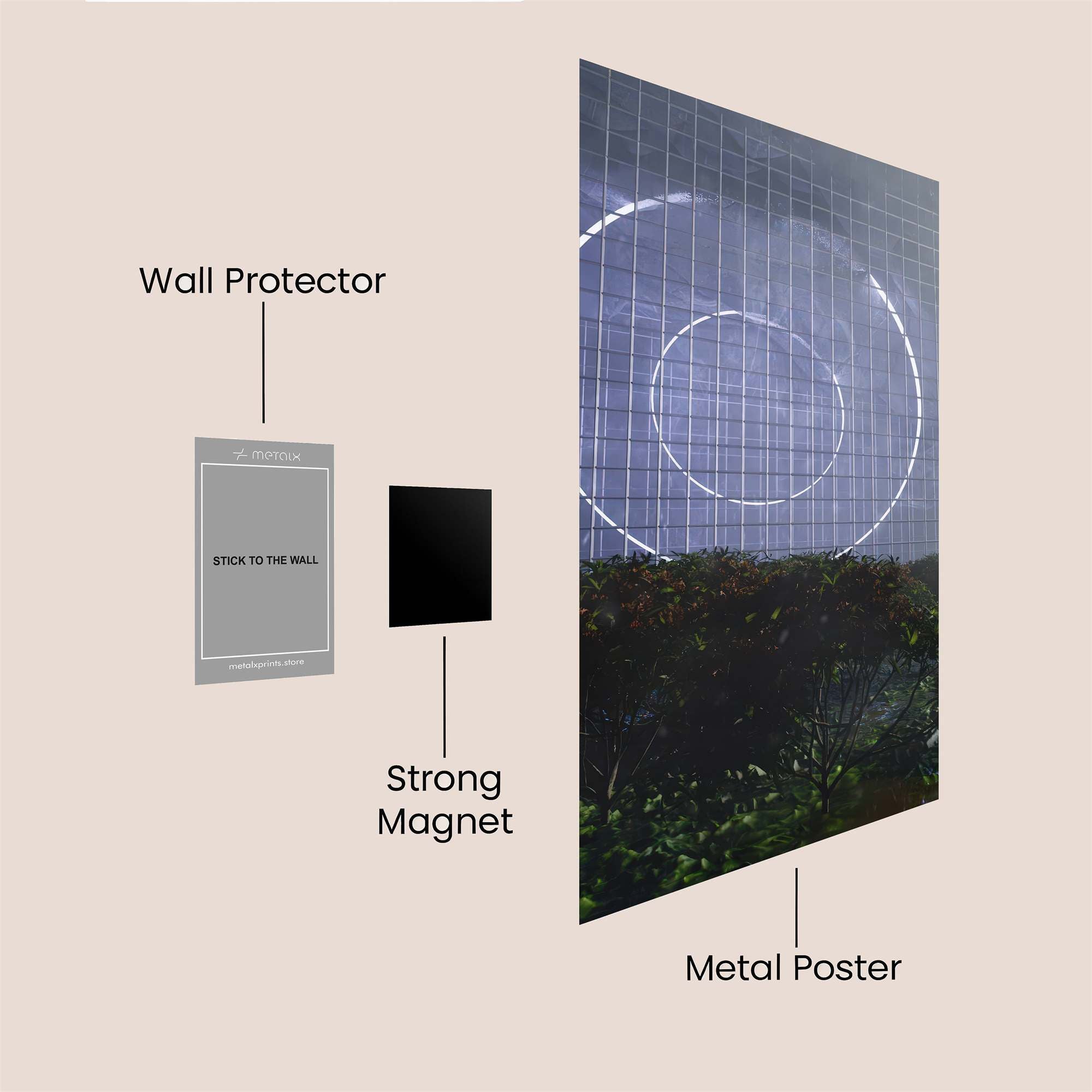 Mystic Circle Safe Wall Magnetic / M