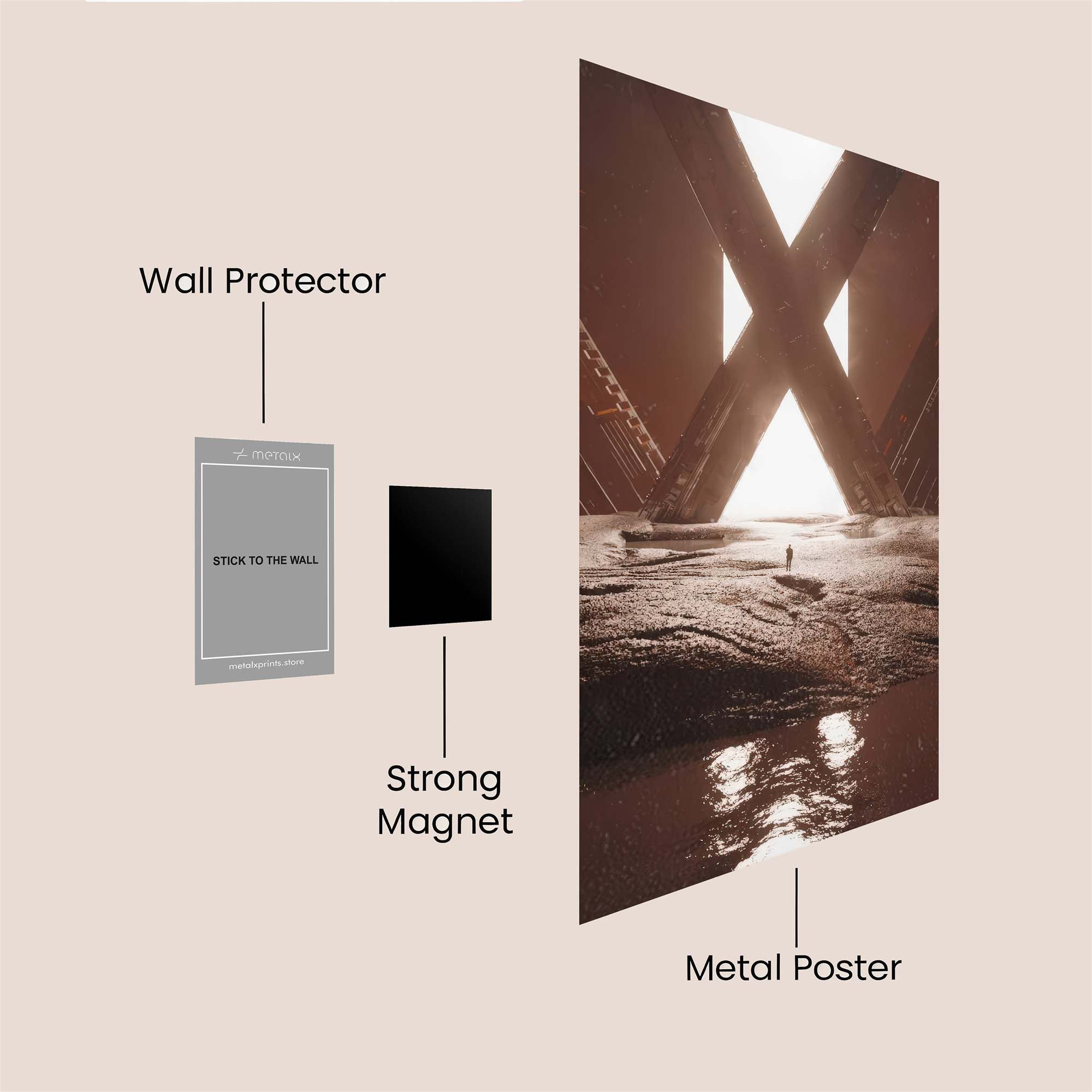 Gateway Serene Safe Wall Magnetic / M