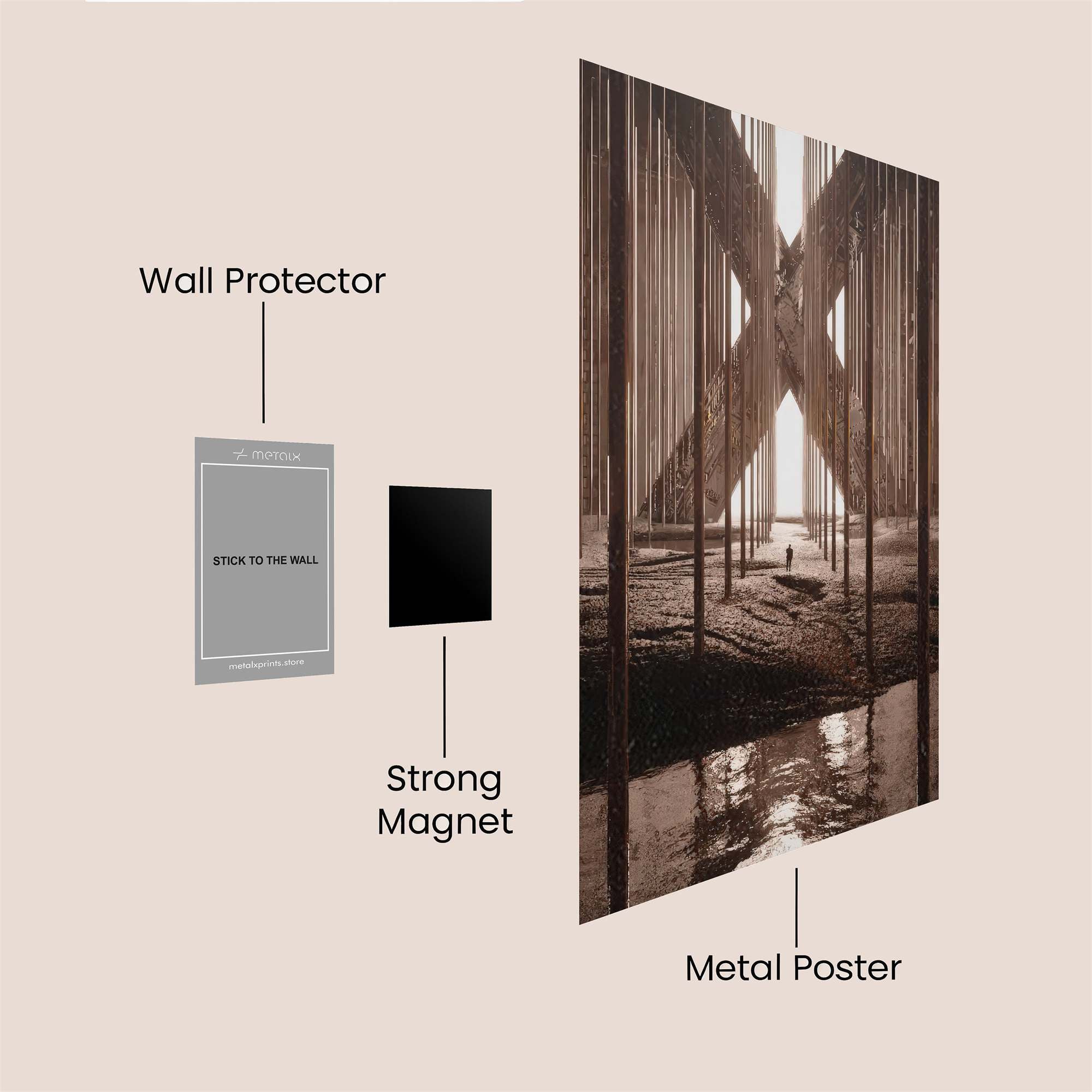 Crossroads Enigmatic Safe Wall Magnetic / M