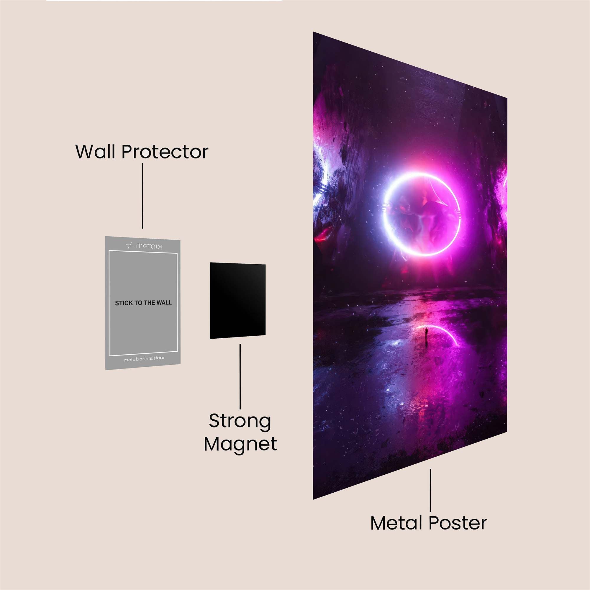 Portal Enigma Safe Wall Magnetic / M