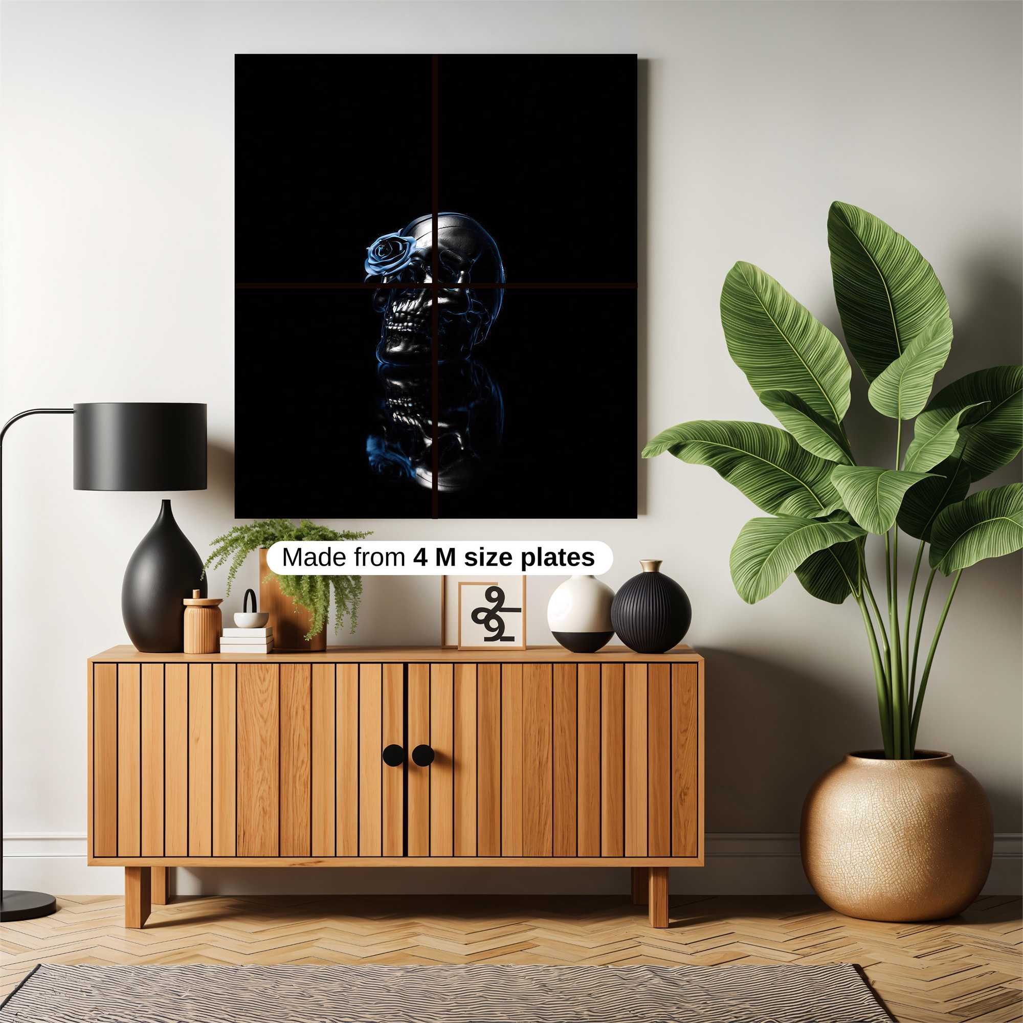 Skull Serene Safe Wall Magnetic / M