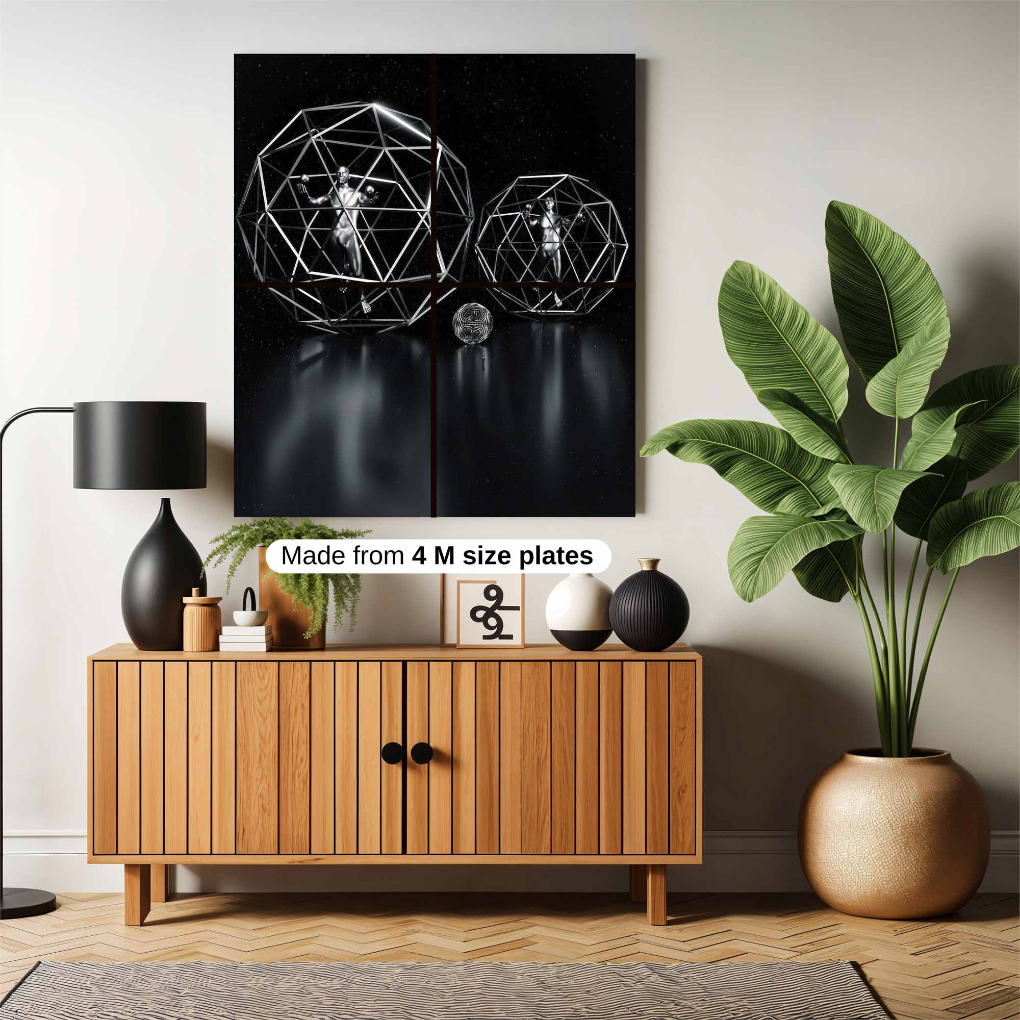 Geometric Freedom Safe Wall Magnetic / M