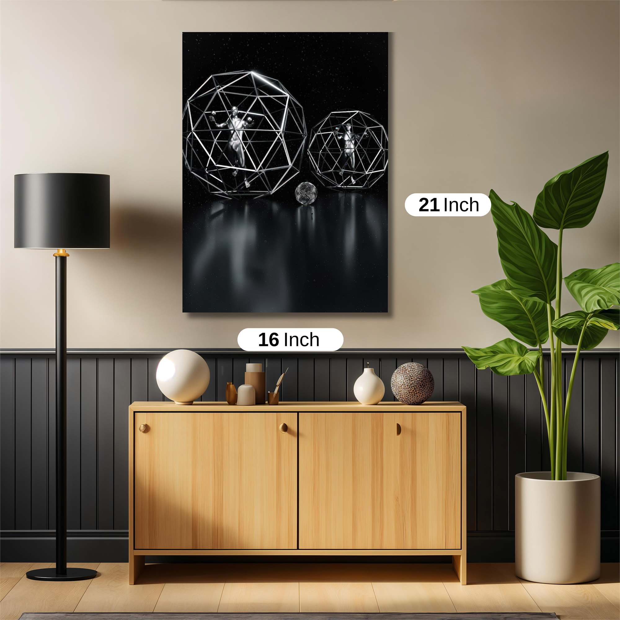 Geometric Freedom Safe Wall Magnetic / M