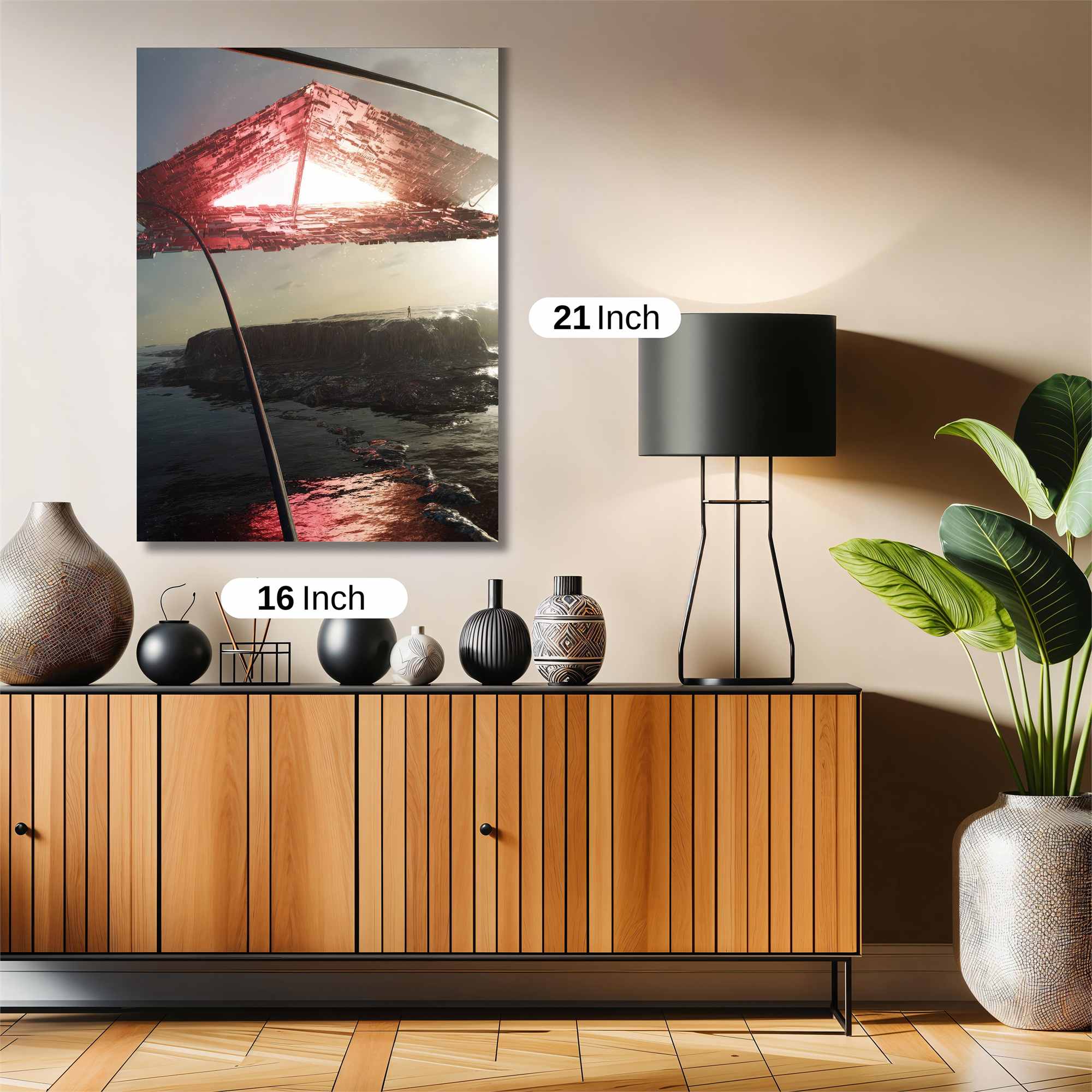 Pyramid Radiance Safe Wall Magnetic / M