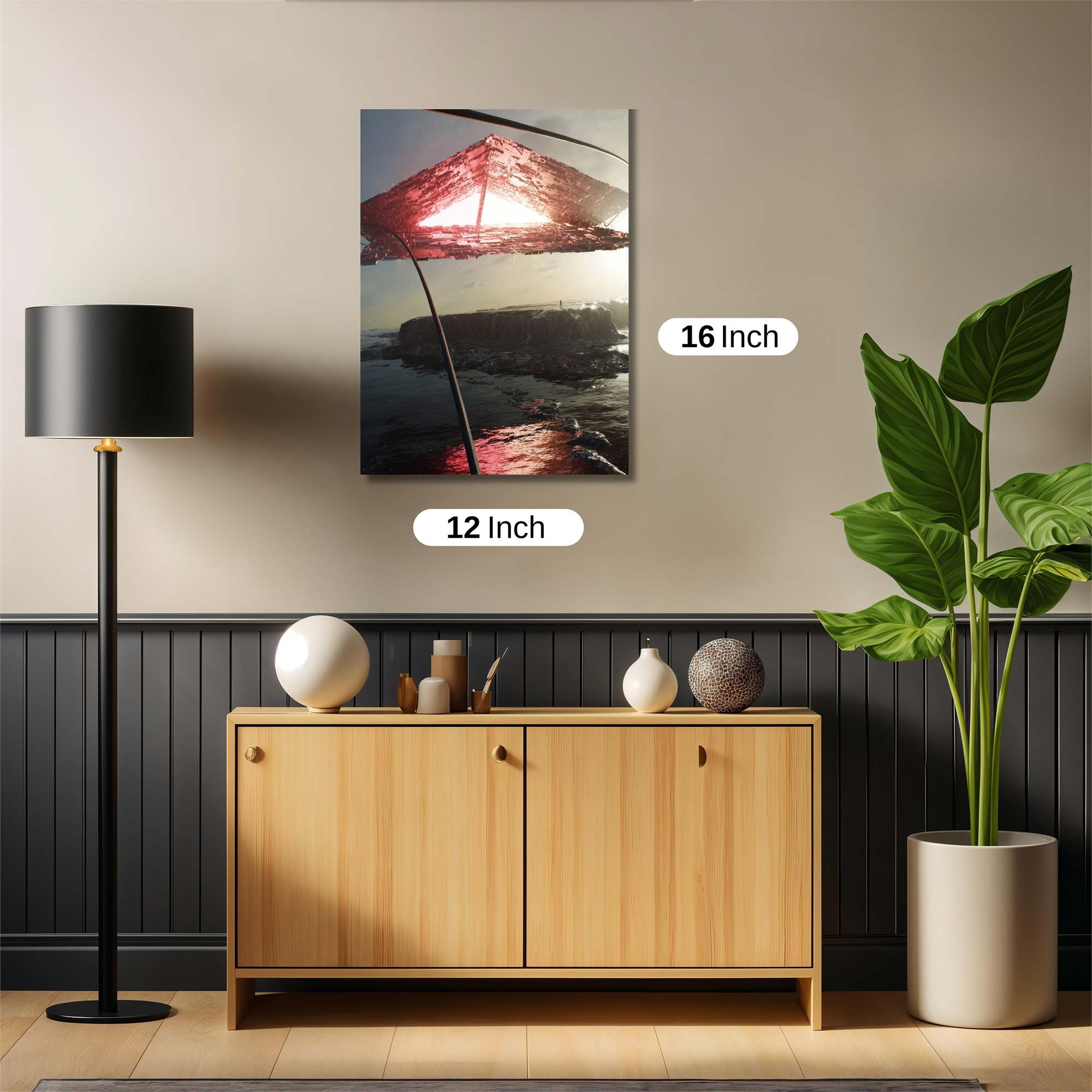 Pyramid Radiance Safe Wall Magnetic / M