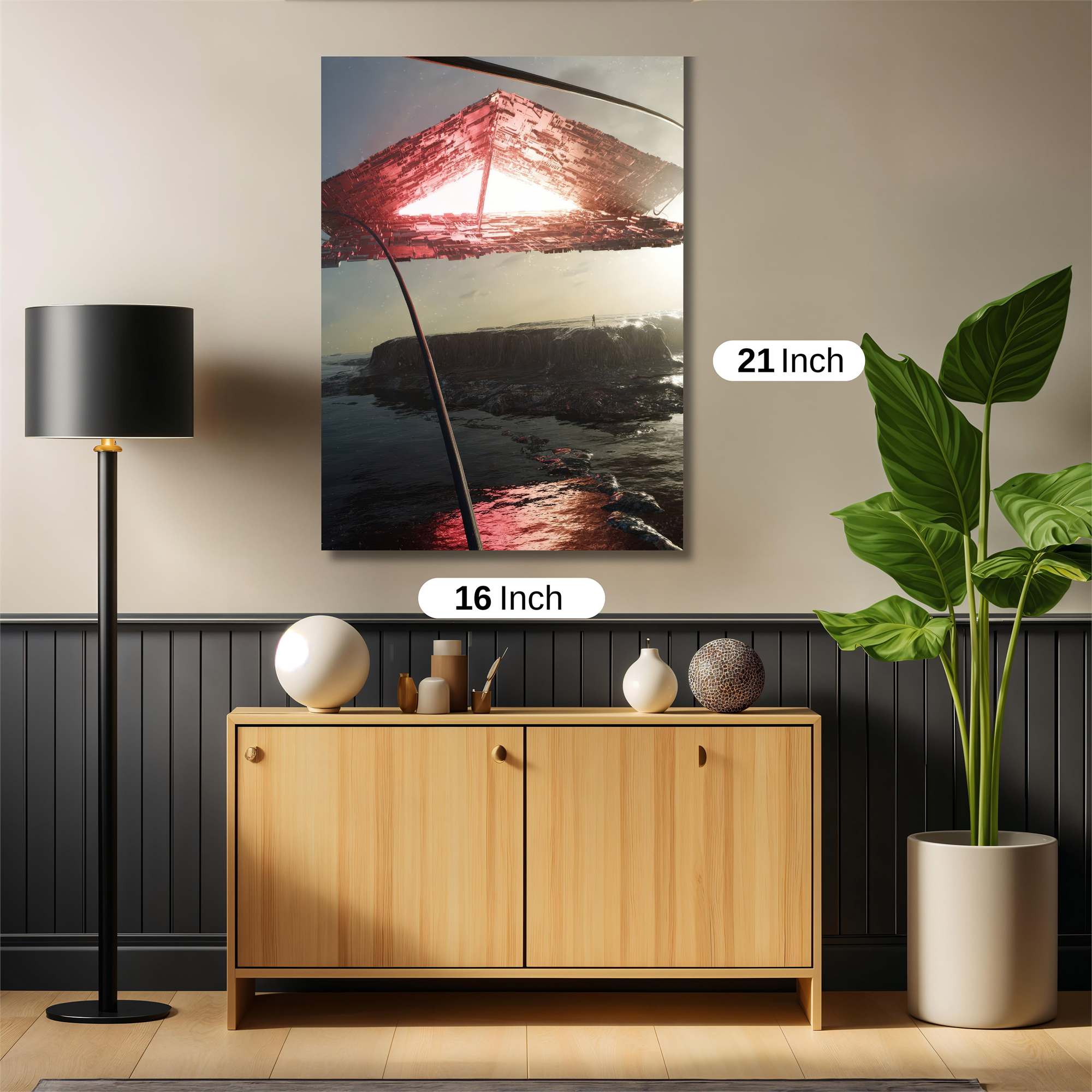 Pyramid Radiance Safe Wall Magnetic / M