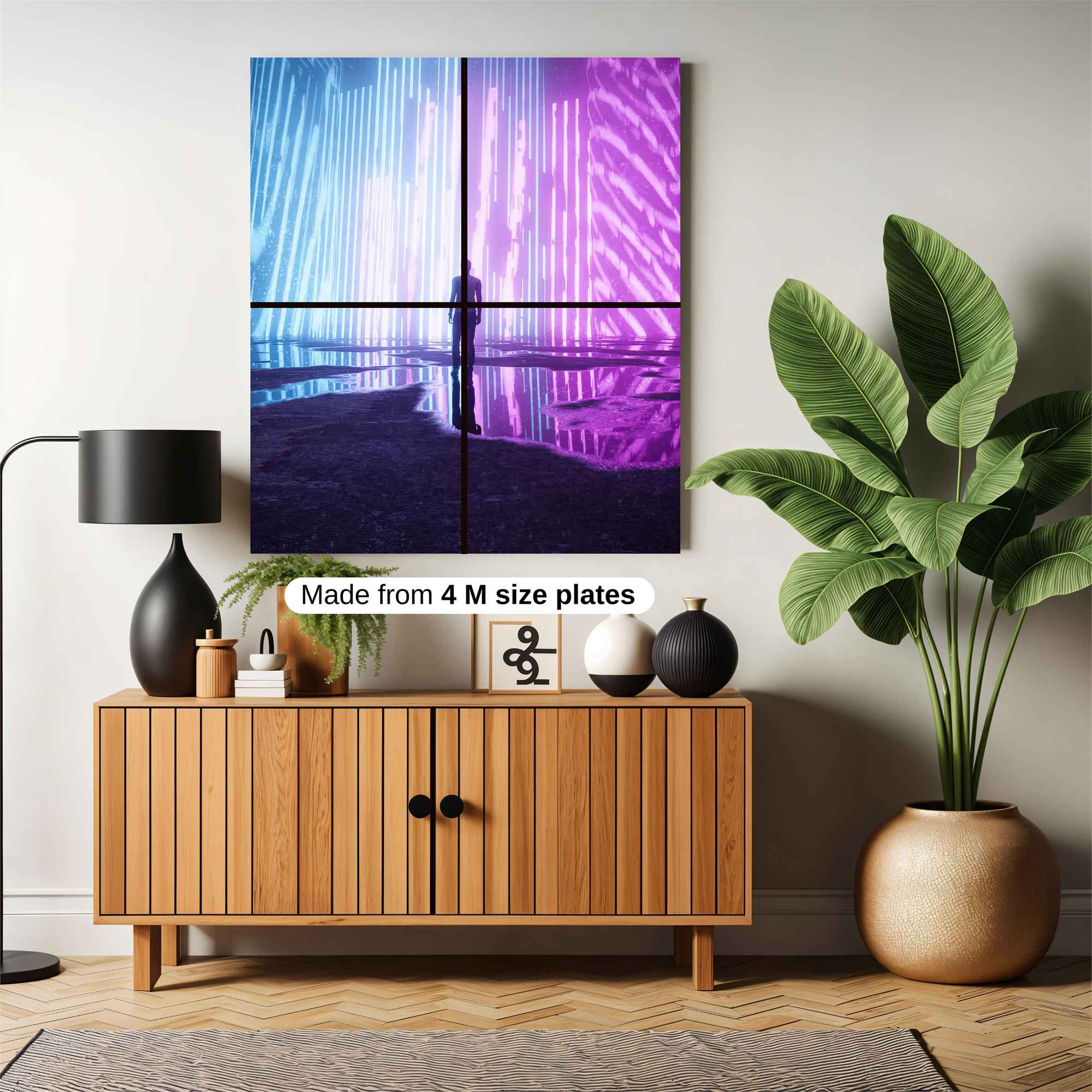 Neon Solitude Safe Wall Magnetic / M