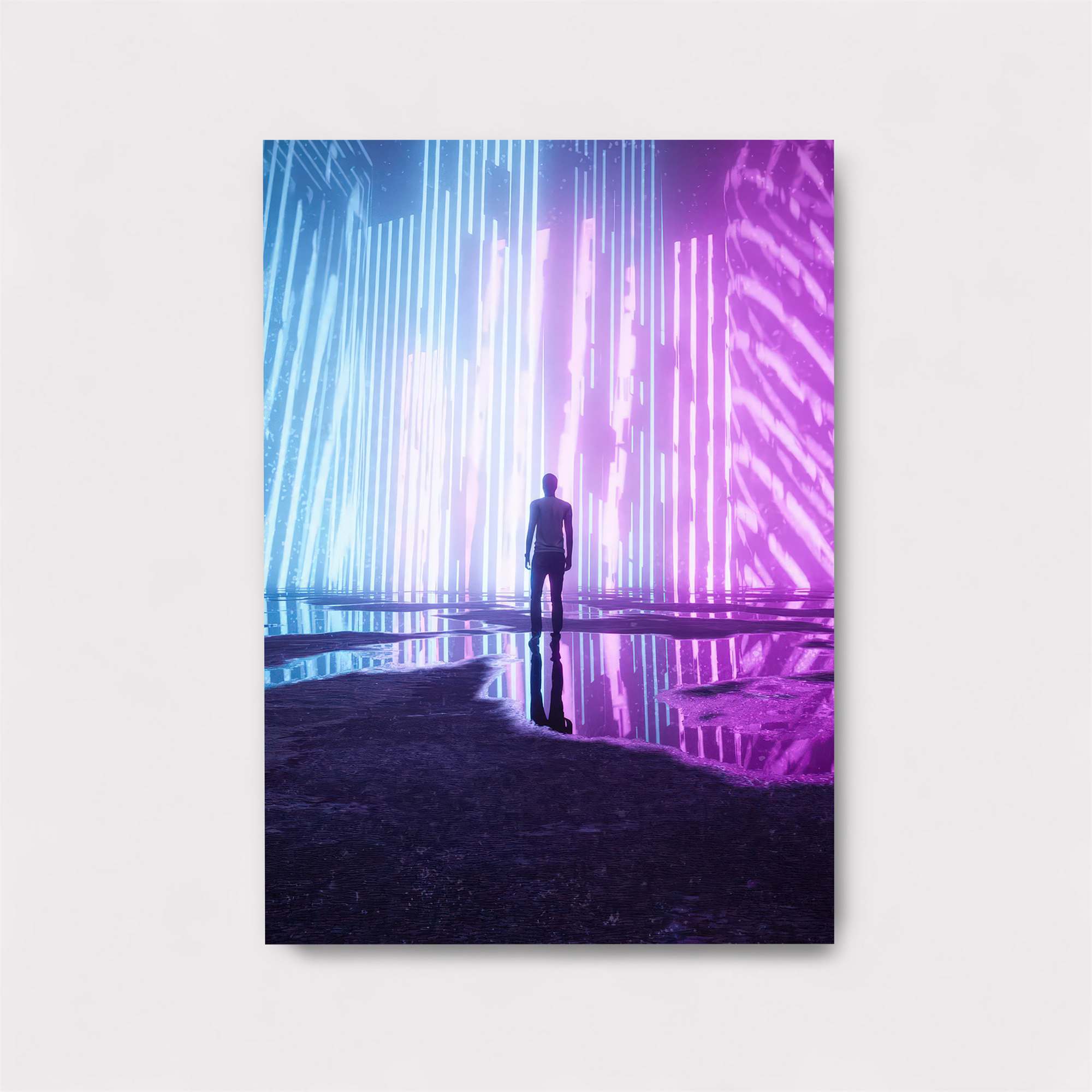 Neon Solitude Safe Wall Magnetic / M