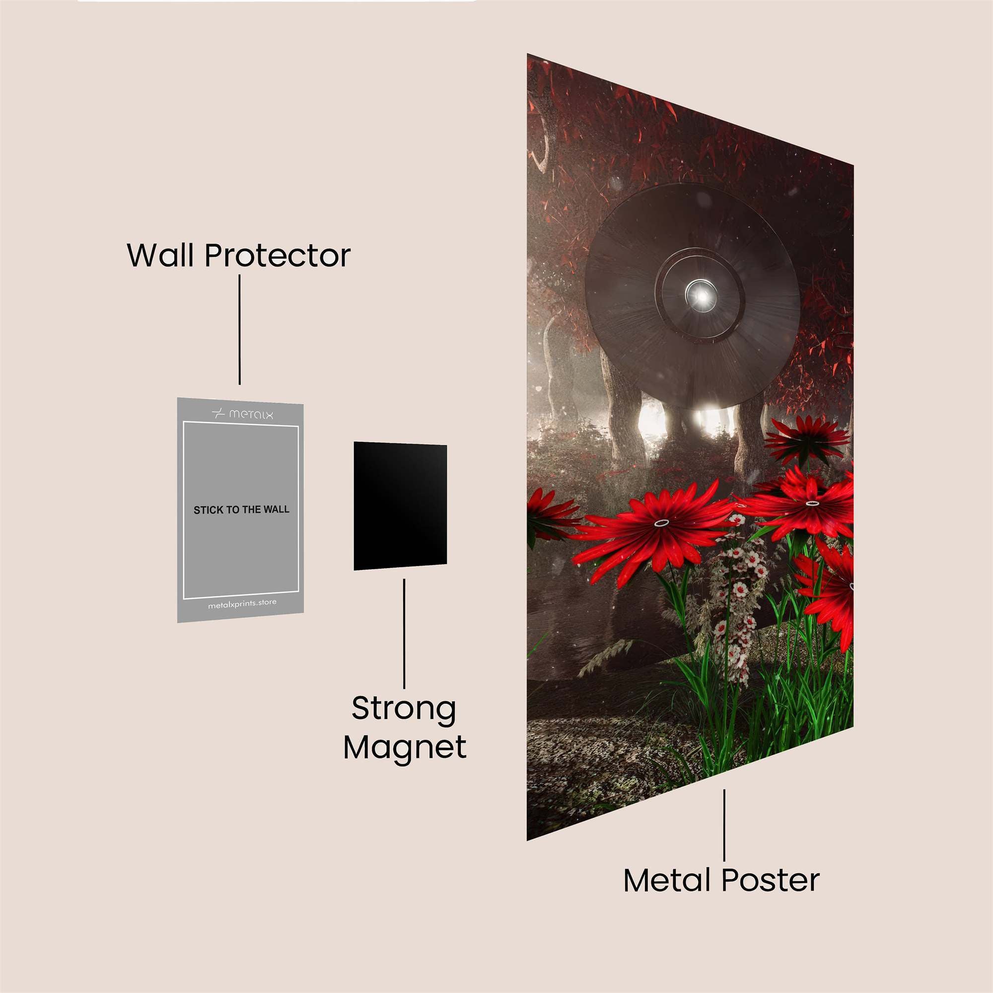 Alien Enigma Safe Wall Magnetic / M