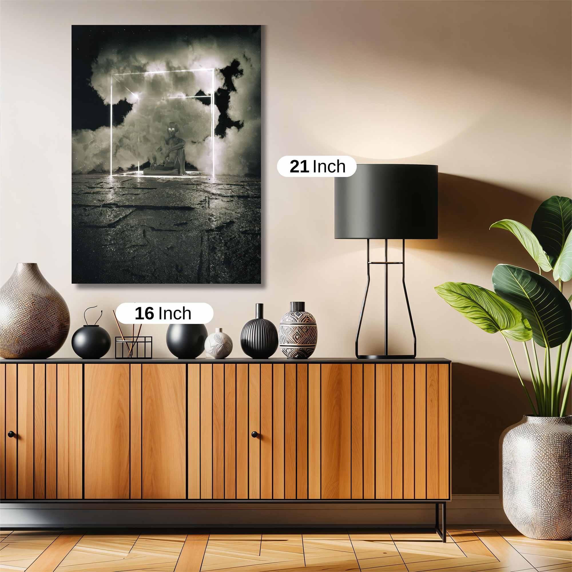 Meditative Glow Safe Wall Magnetic / M