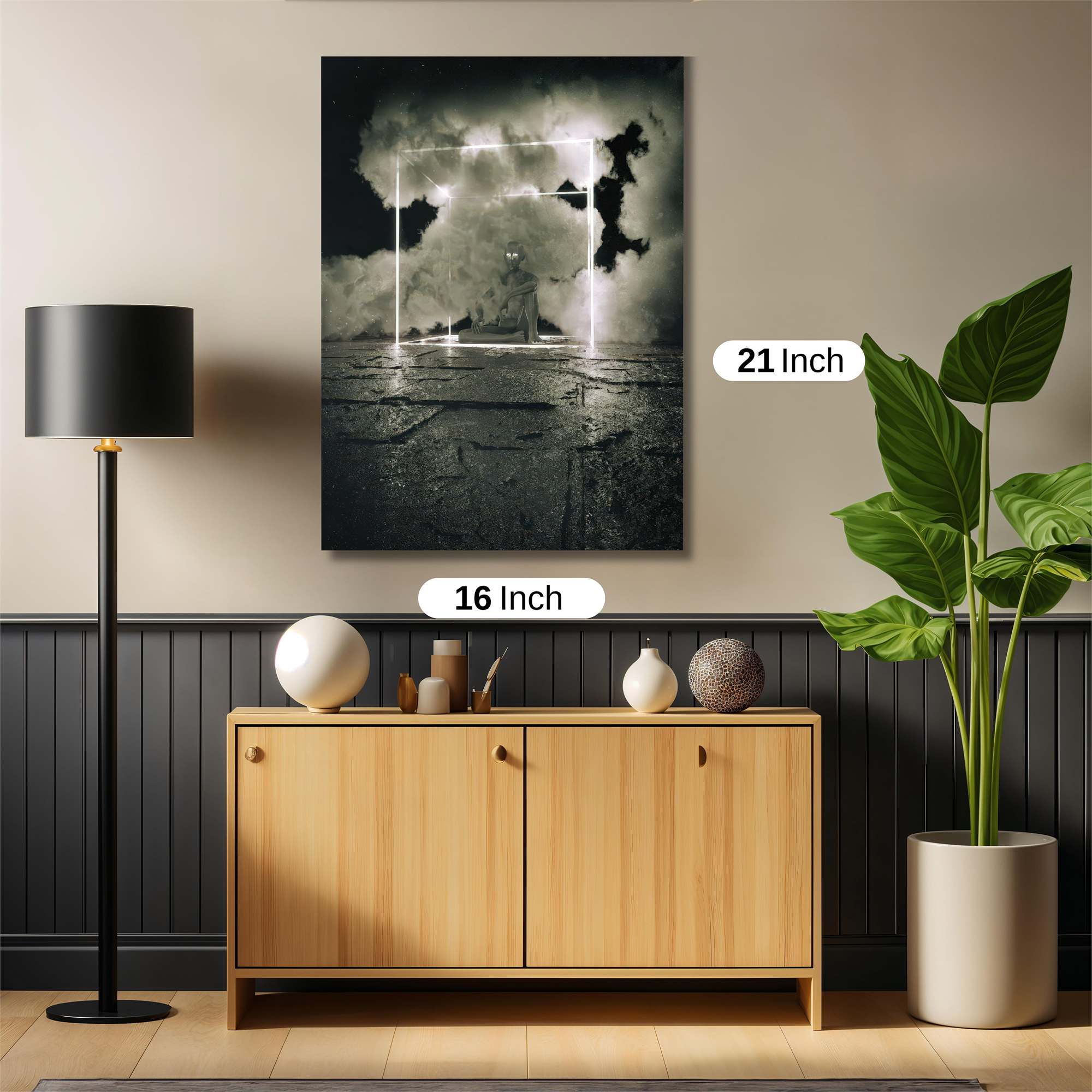 Meditative Glow Safe Wall Magnetic / M