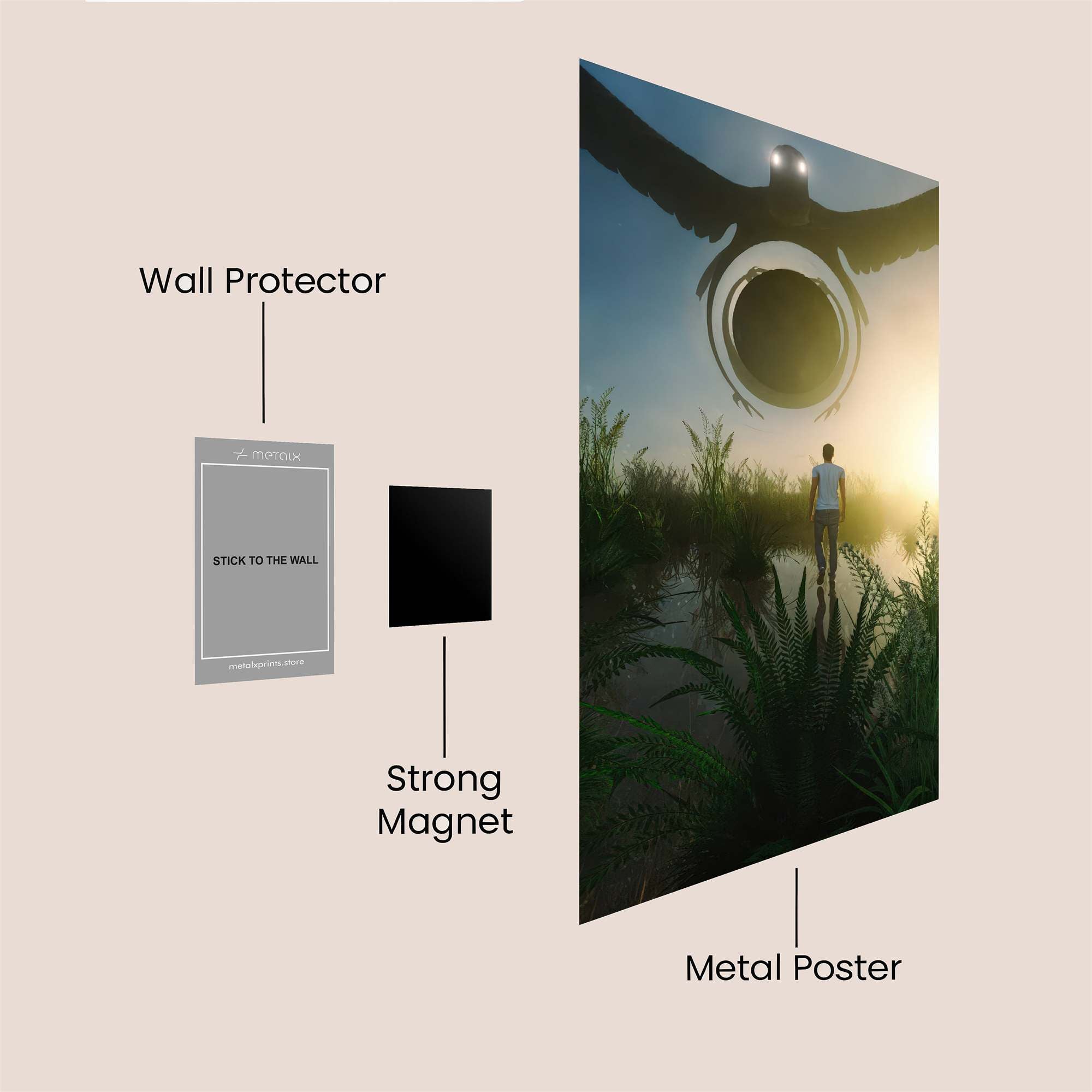 Alien Encounter Safe Wall Magnetic / M
