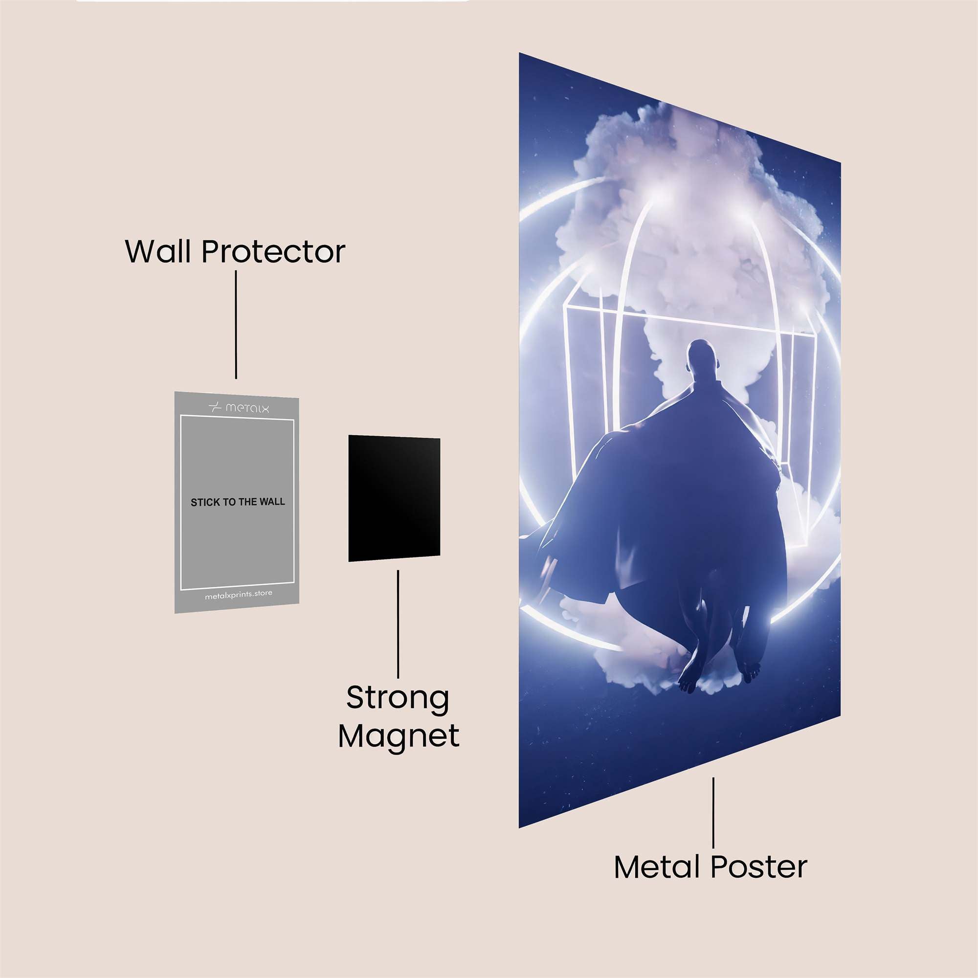 Dumbledore Dreaming Safe Wall Magnetic / M