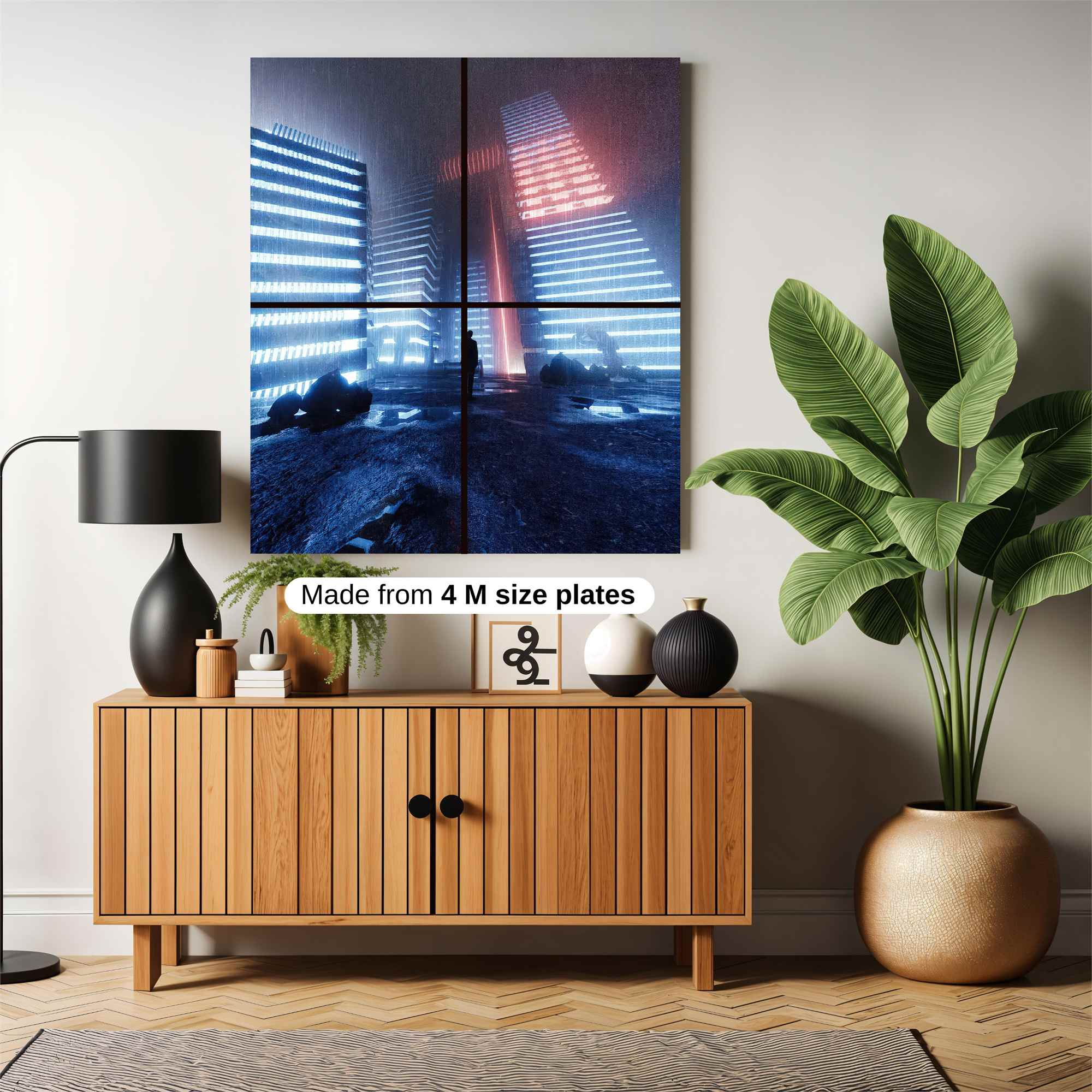 Neon Solitude Safe Wall Magnetic / M