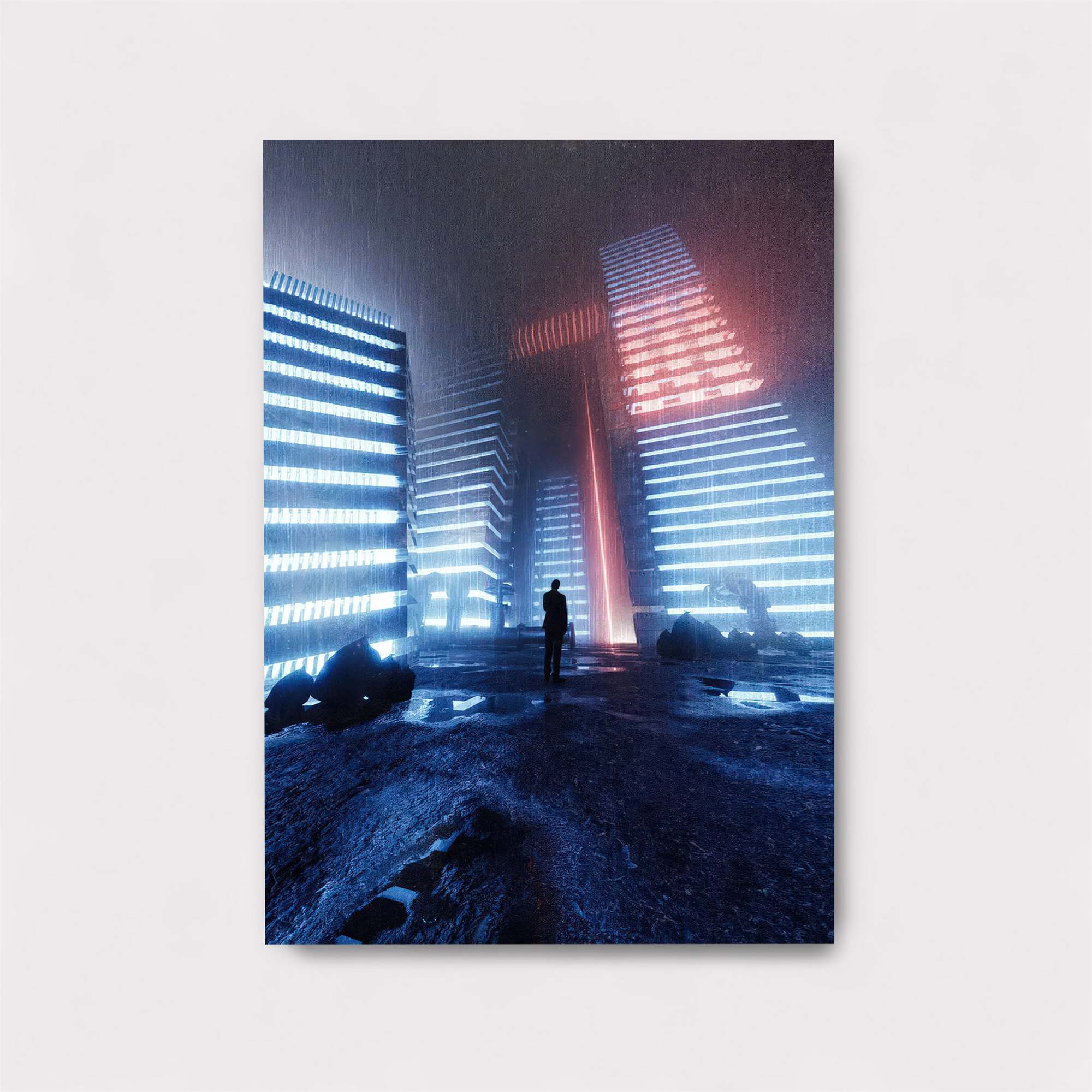 Neon Solitude Safe Wall Magnetic / M