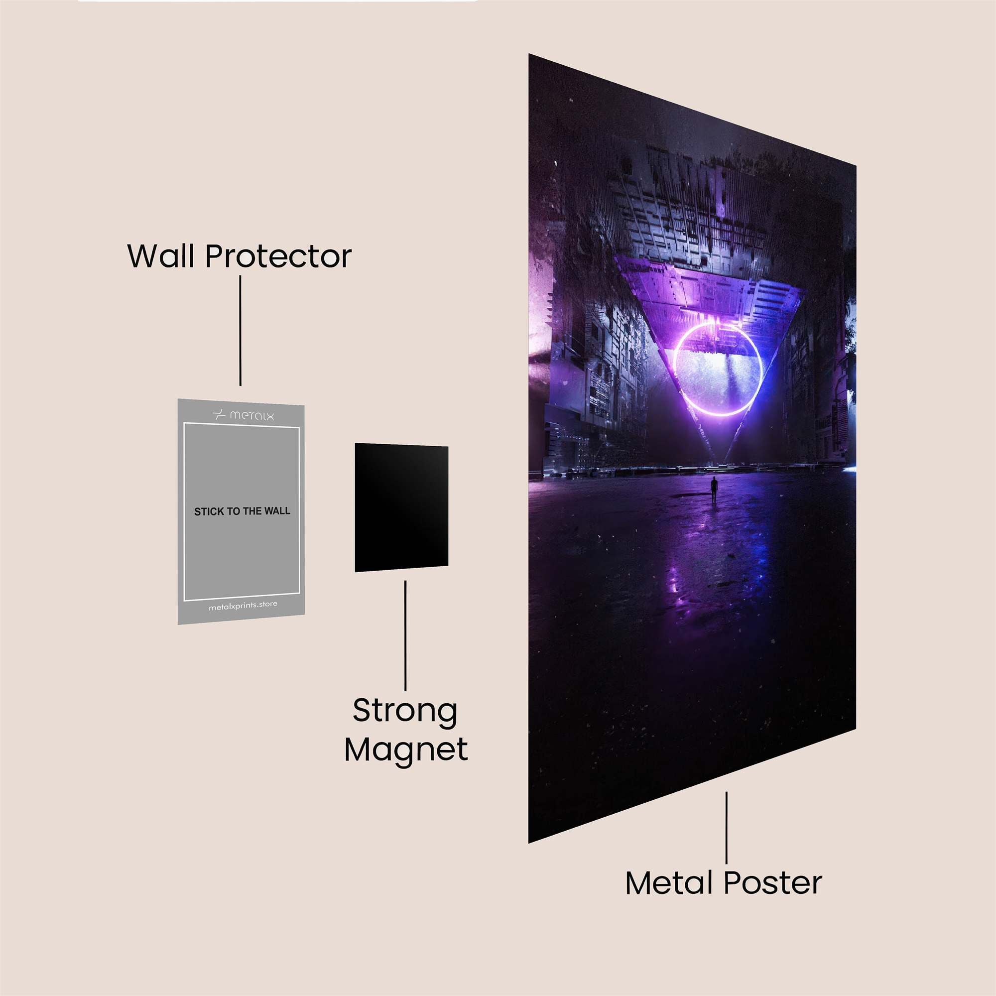 Portal Enigma Safe Wall Magnetic / M