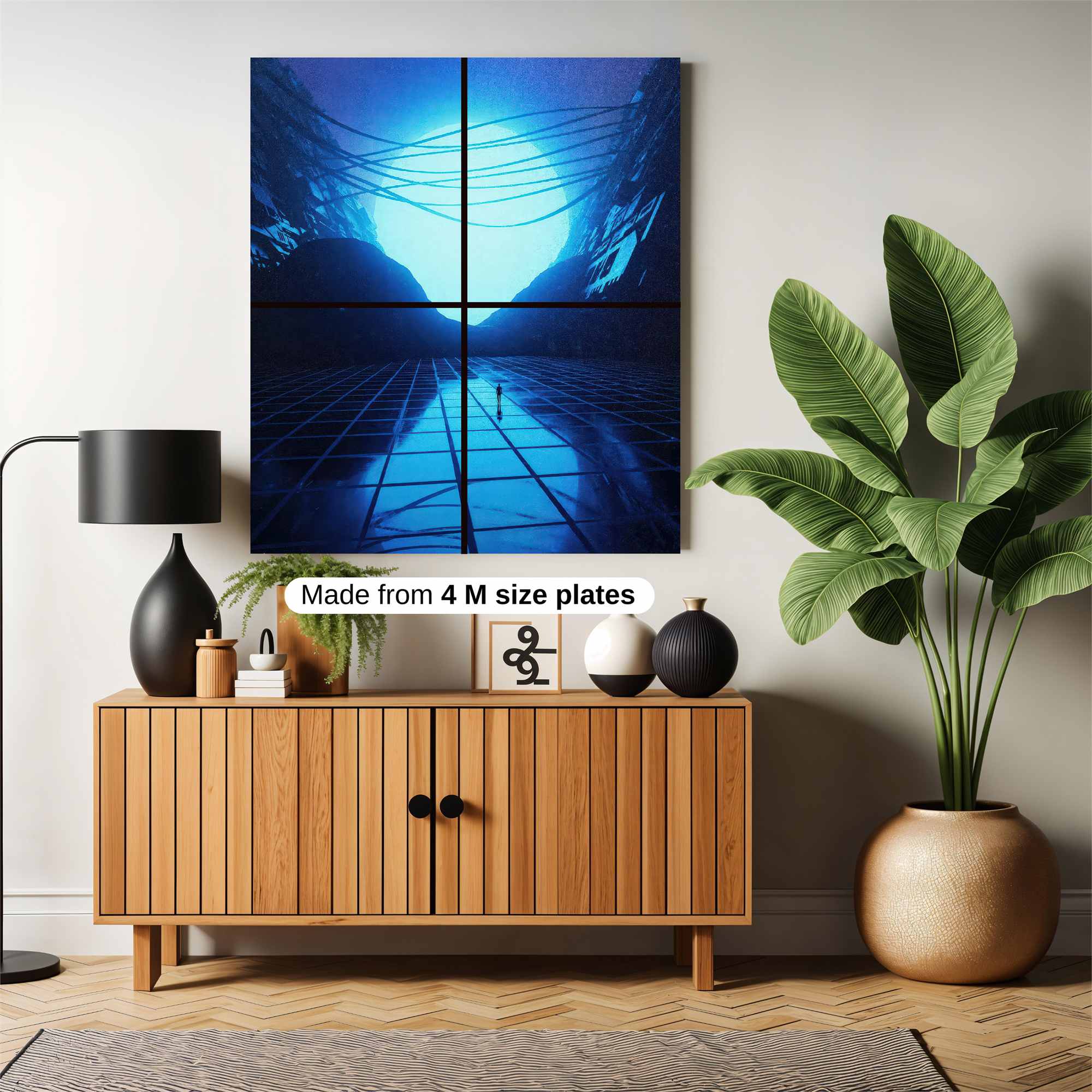 Moonlit Solitude Safe Wall Magnetic / M