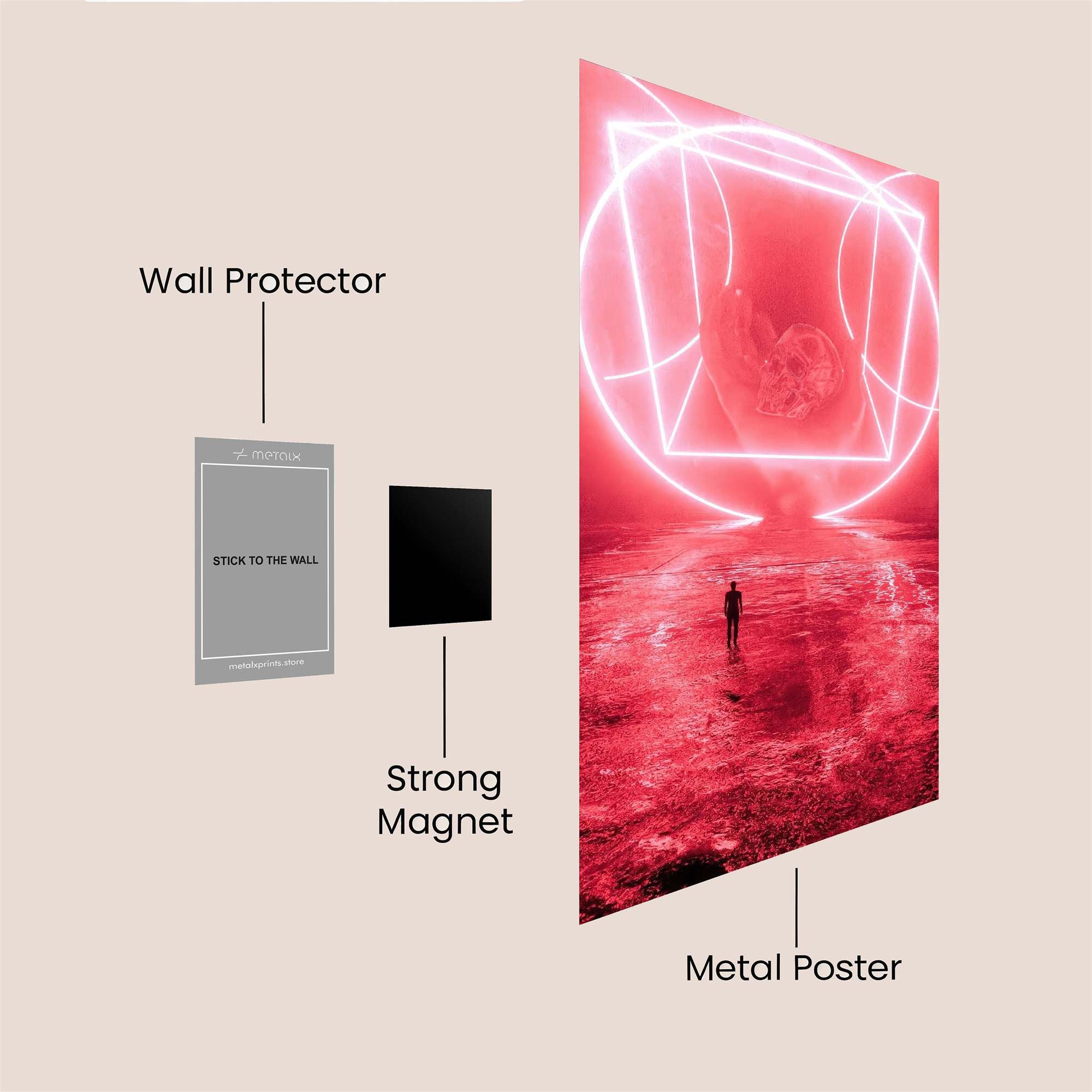 Cosmic Embrace Safe Wall Magnetic / M