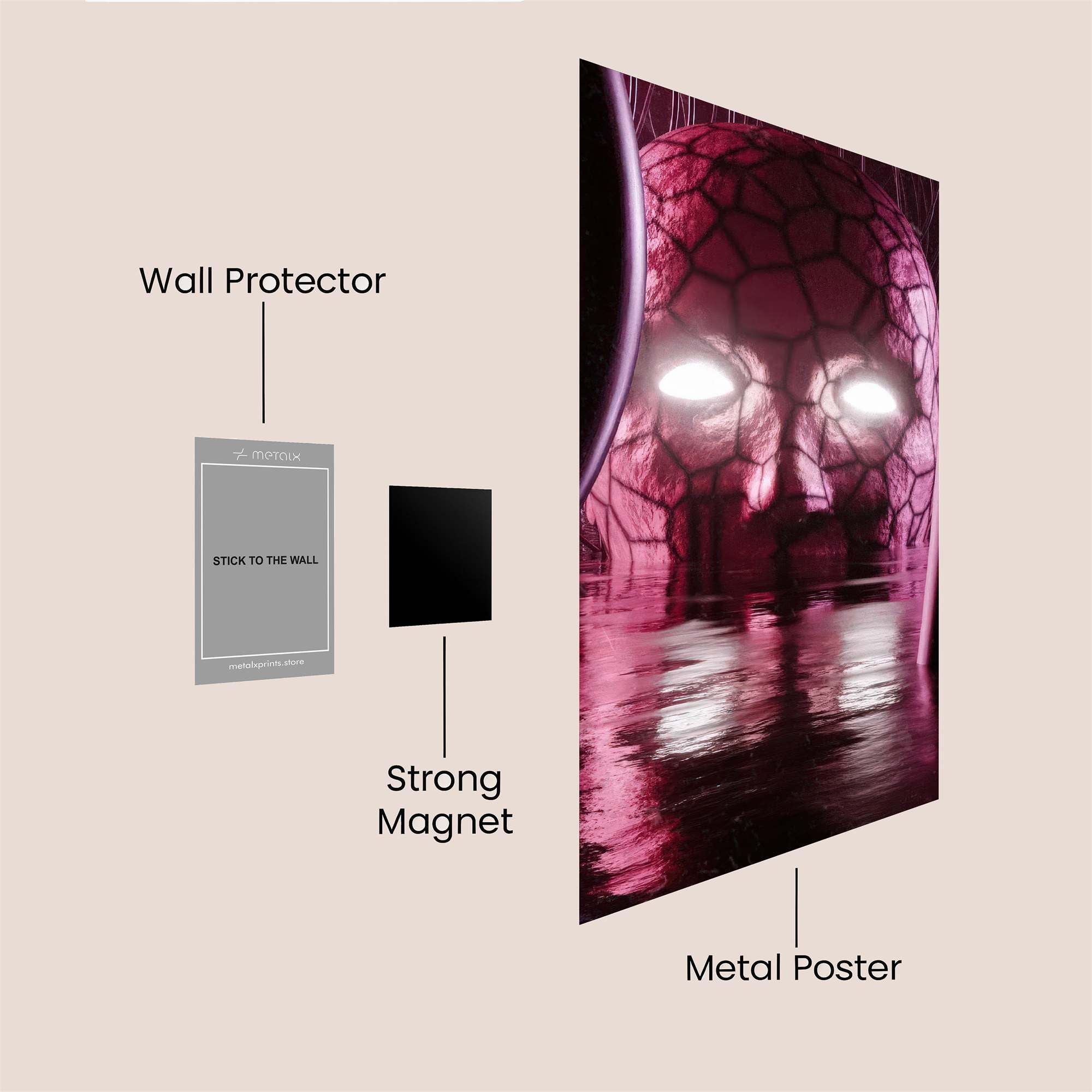 Gaze Enigma Safe Wall Magnetic / M