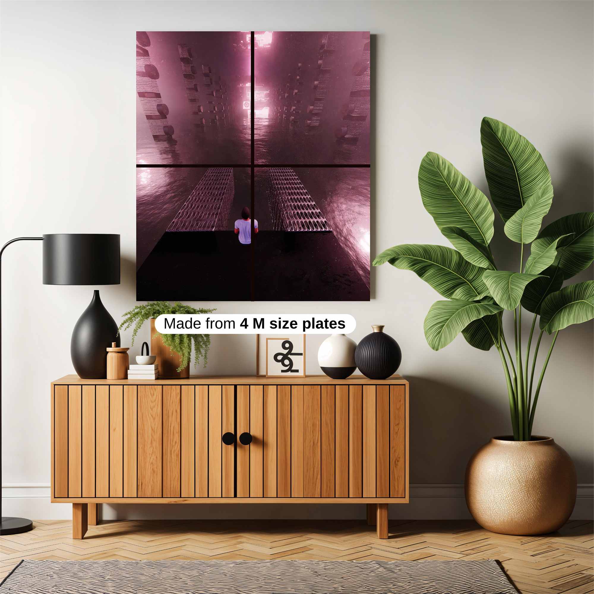 Neon Solitude Safe Wall Magnetic / M