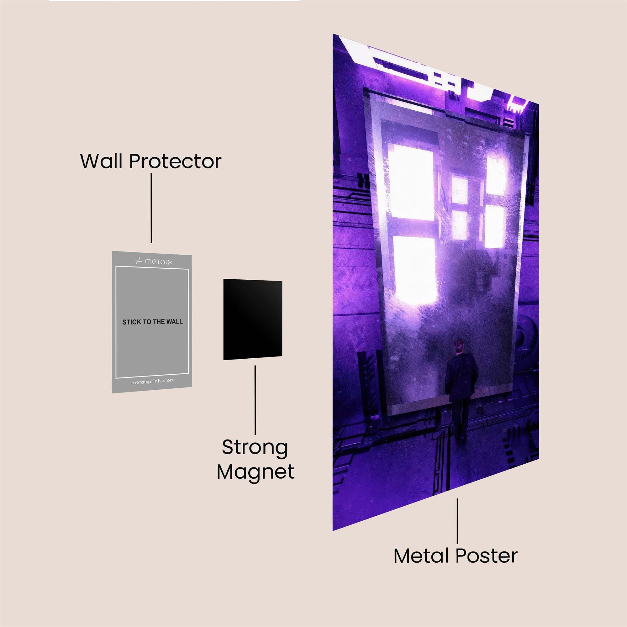 Portal Enigma Safe Wall Magnetic / M