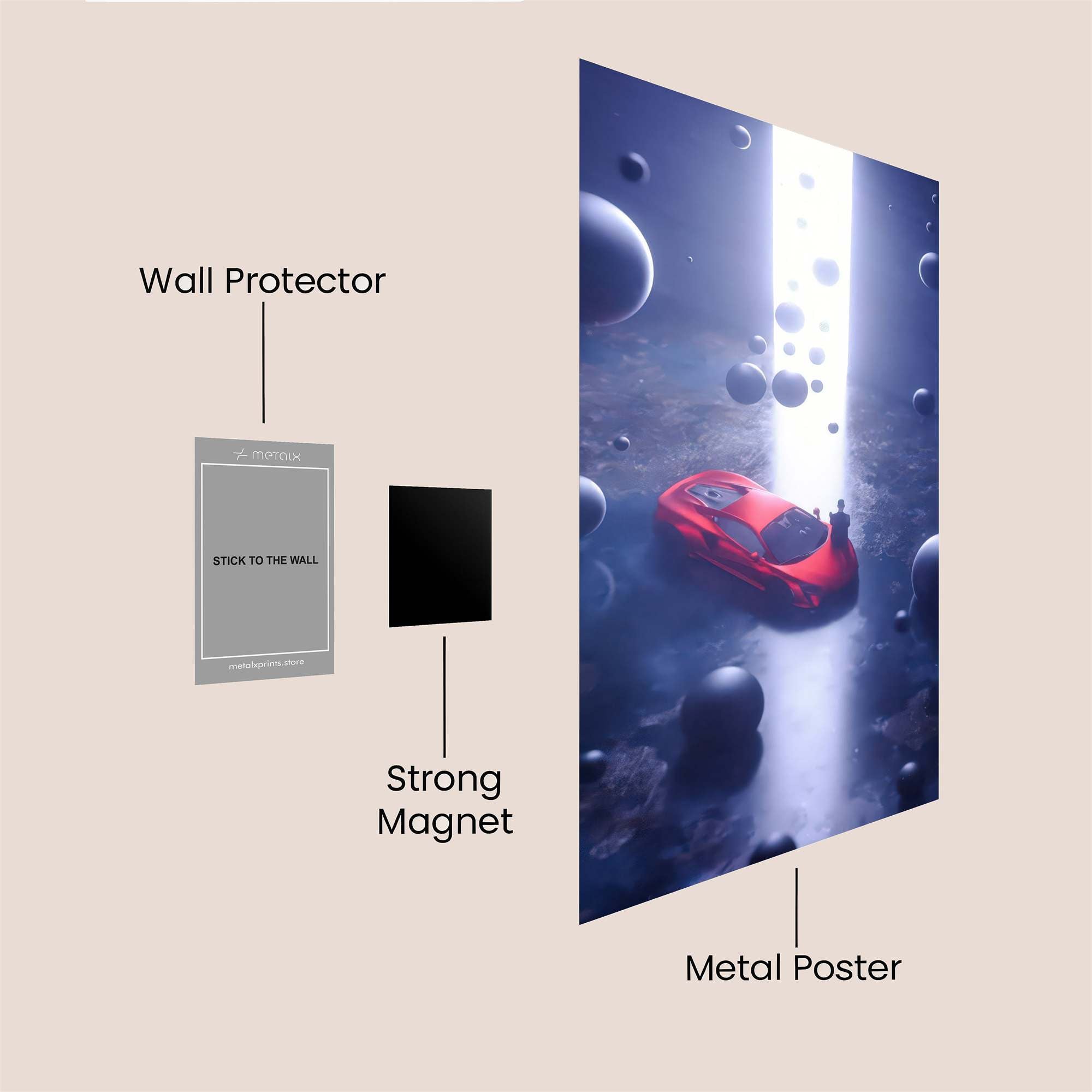 Alien Enigma Safe Wall Magnetic / M