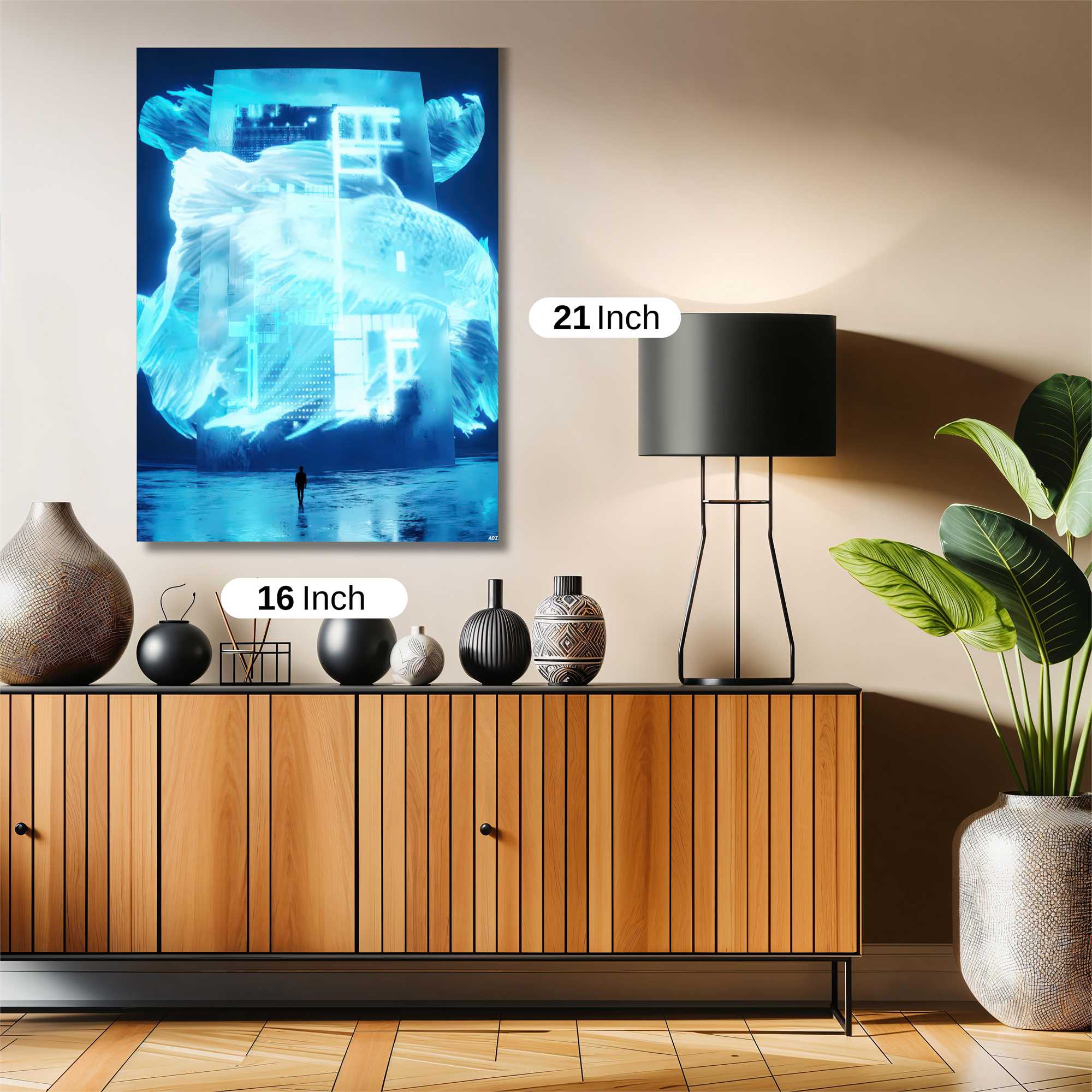 Silhouette Serenity Safe Wall Magnetic / M