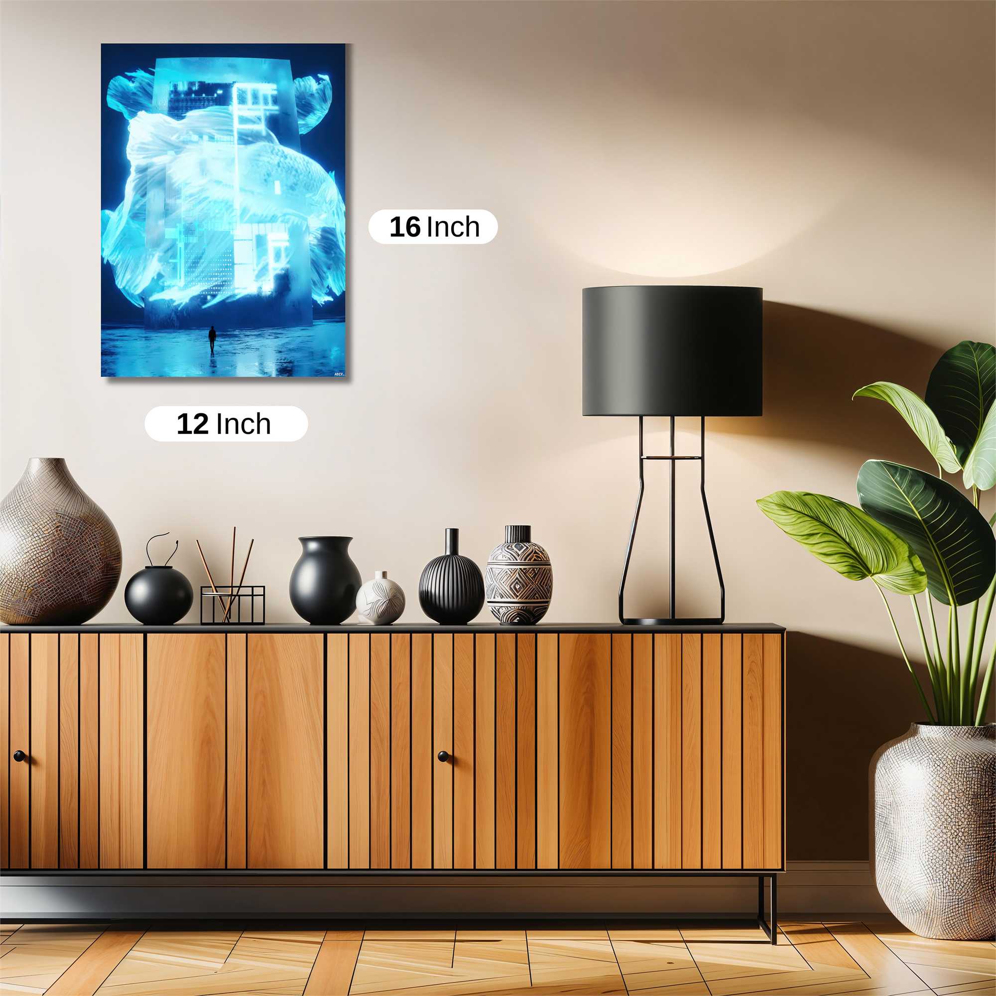 Silhouette Serenity Safe Wall Magnetic / M