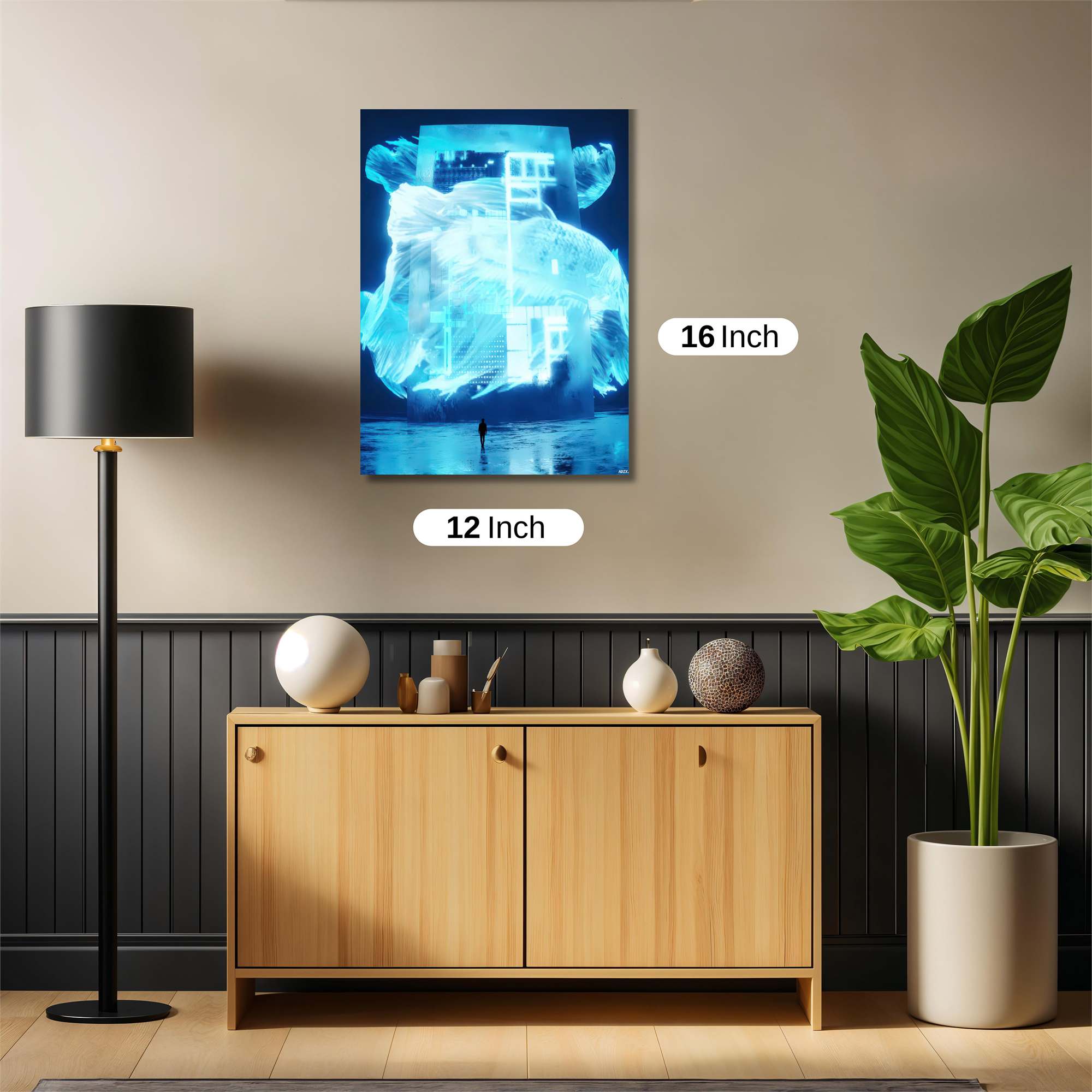 Silhouette Serenity Safe Wall Magnetic / M